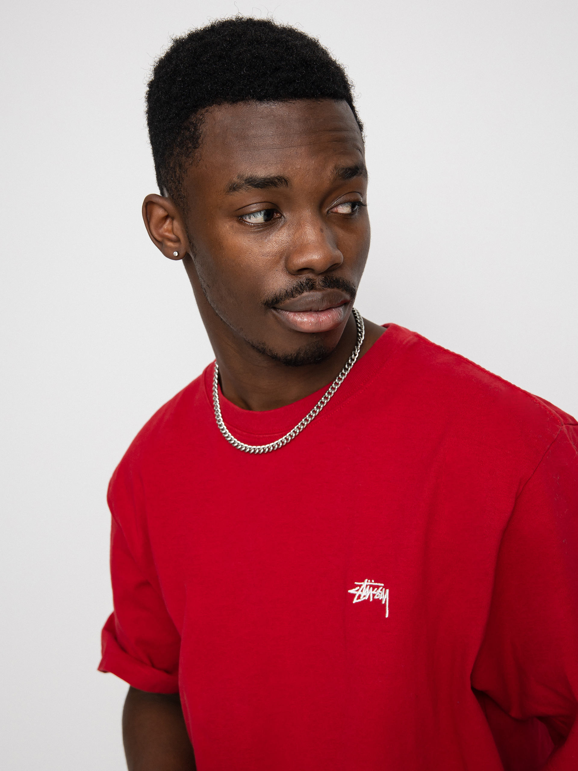 Stussy Stock Logo T-shirt (red)