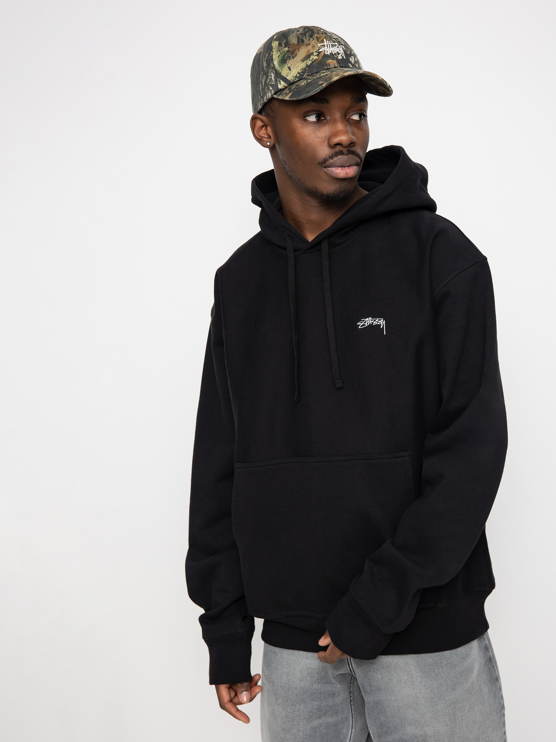 Stussy Stock Logo HD Hoody (black)