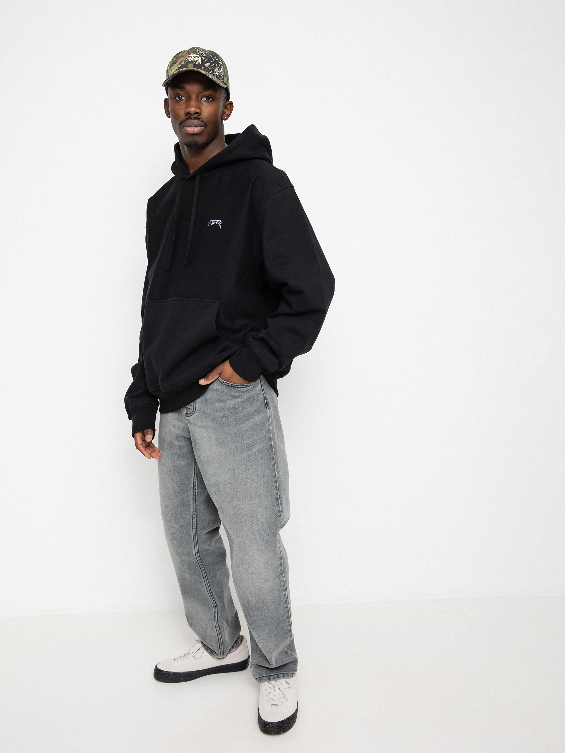 Stussy Stock Logo HD Hoody (black)