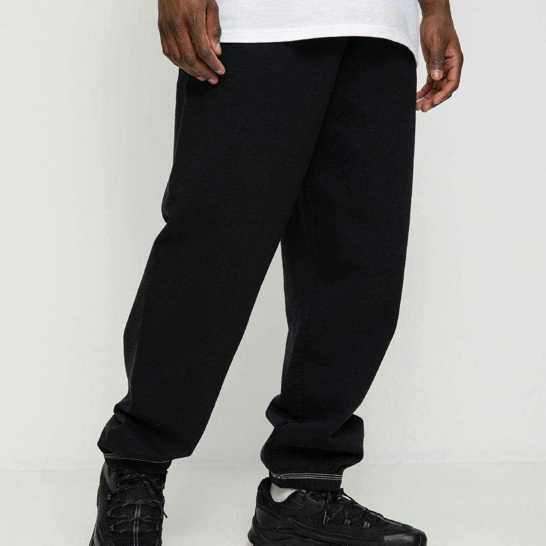 Stussy Contrast Stitch Label Pants - black (black)