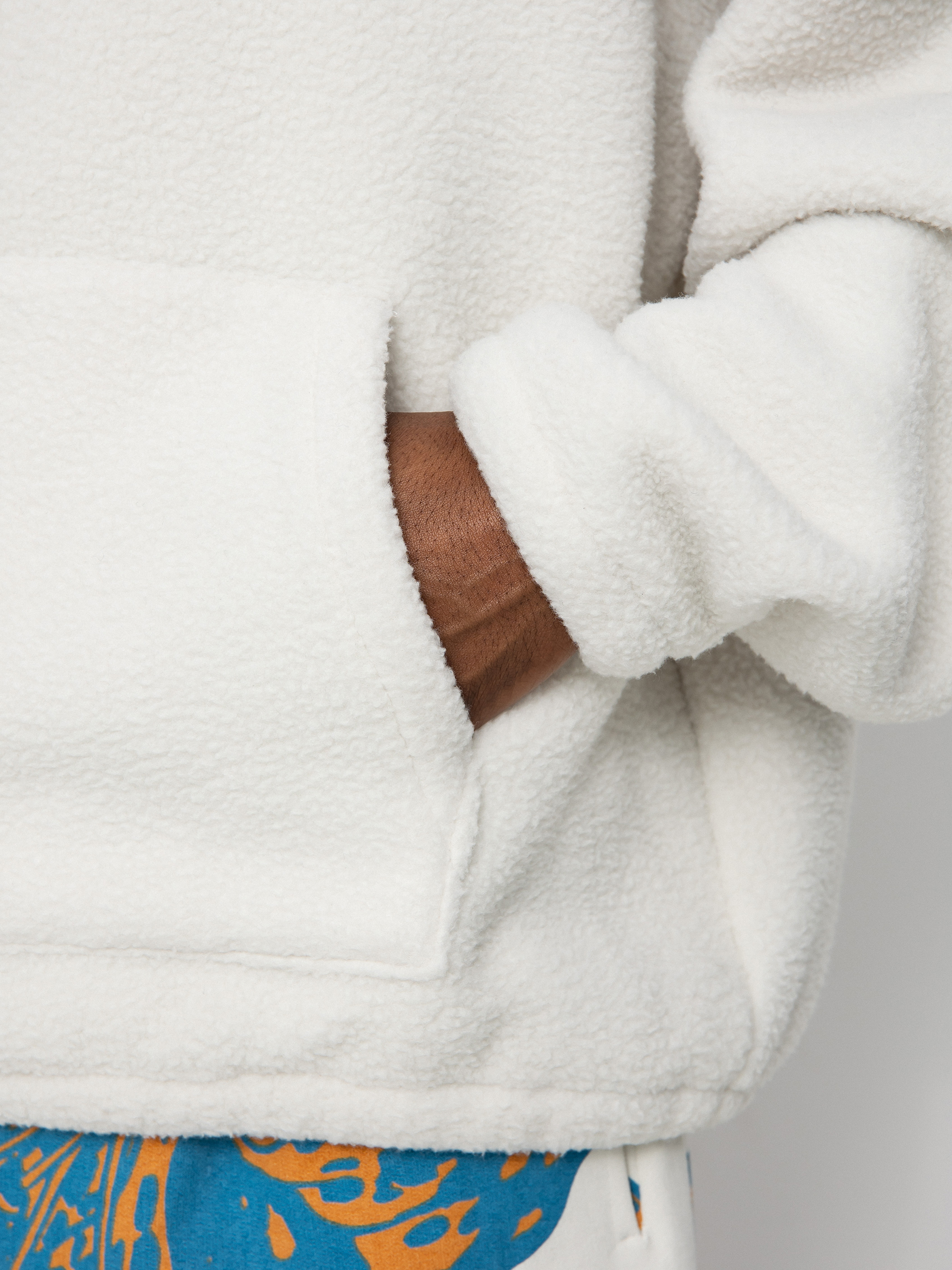 Stussy Bronson Sherpa HD Hoodie (bone)