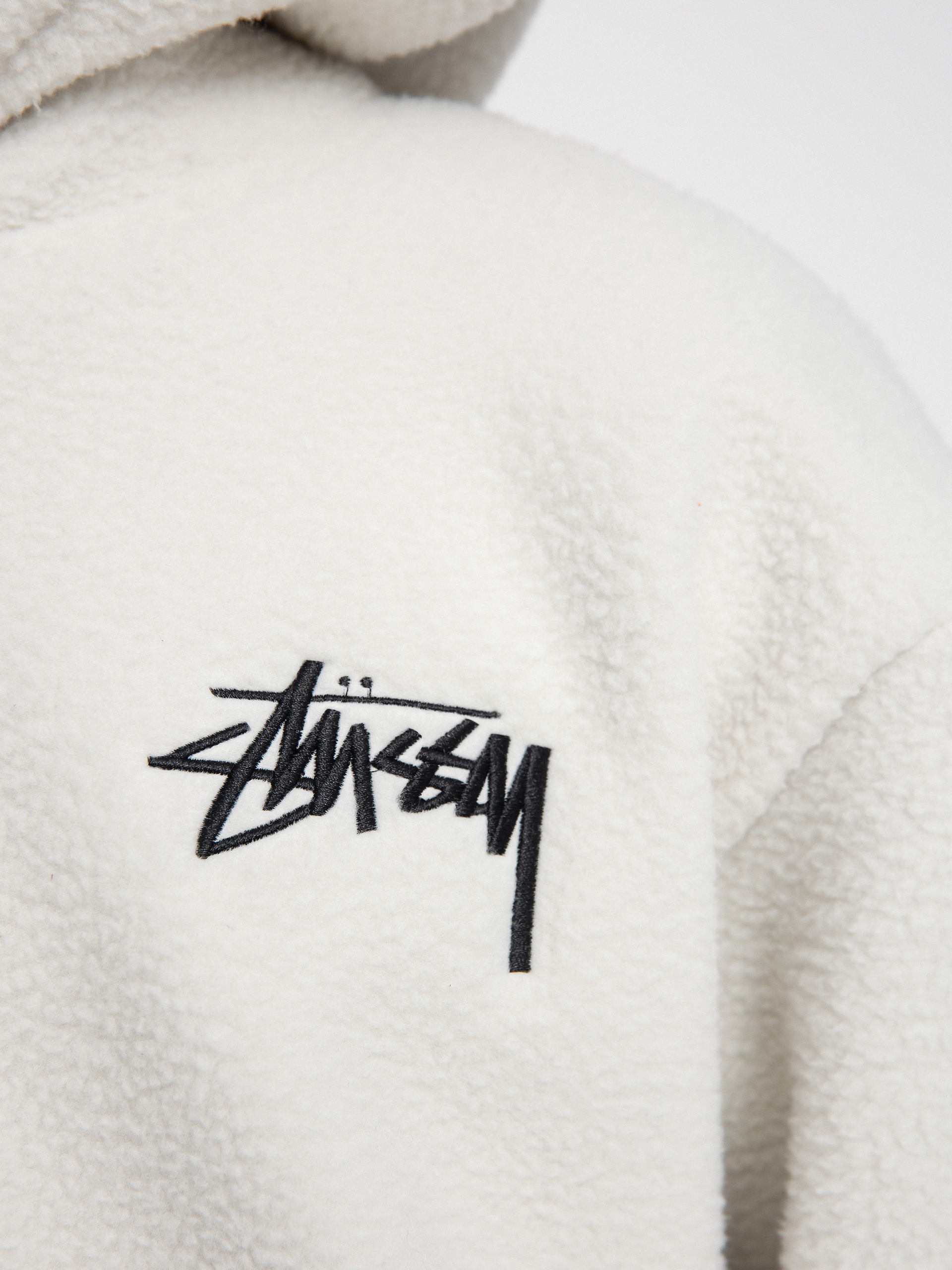 Stussy Bronson Sherpa HD Hoodie (bone)