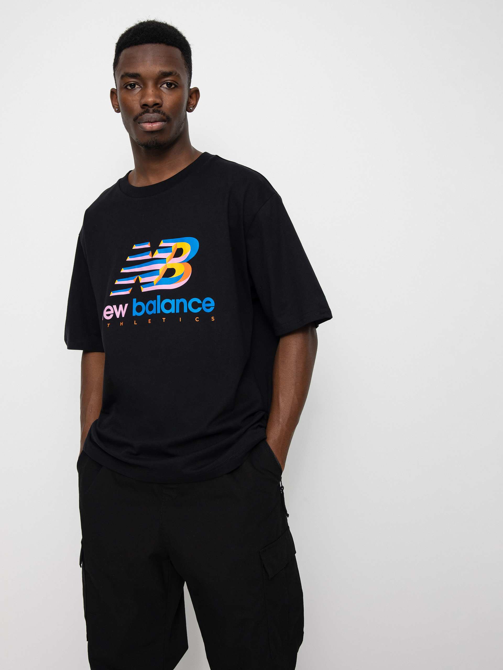 new balance t shirt black