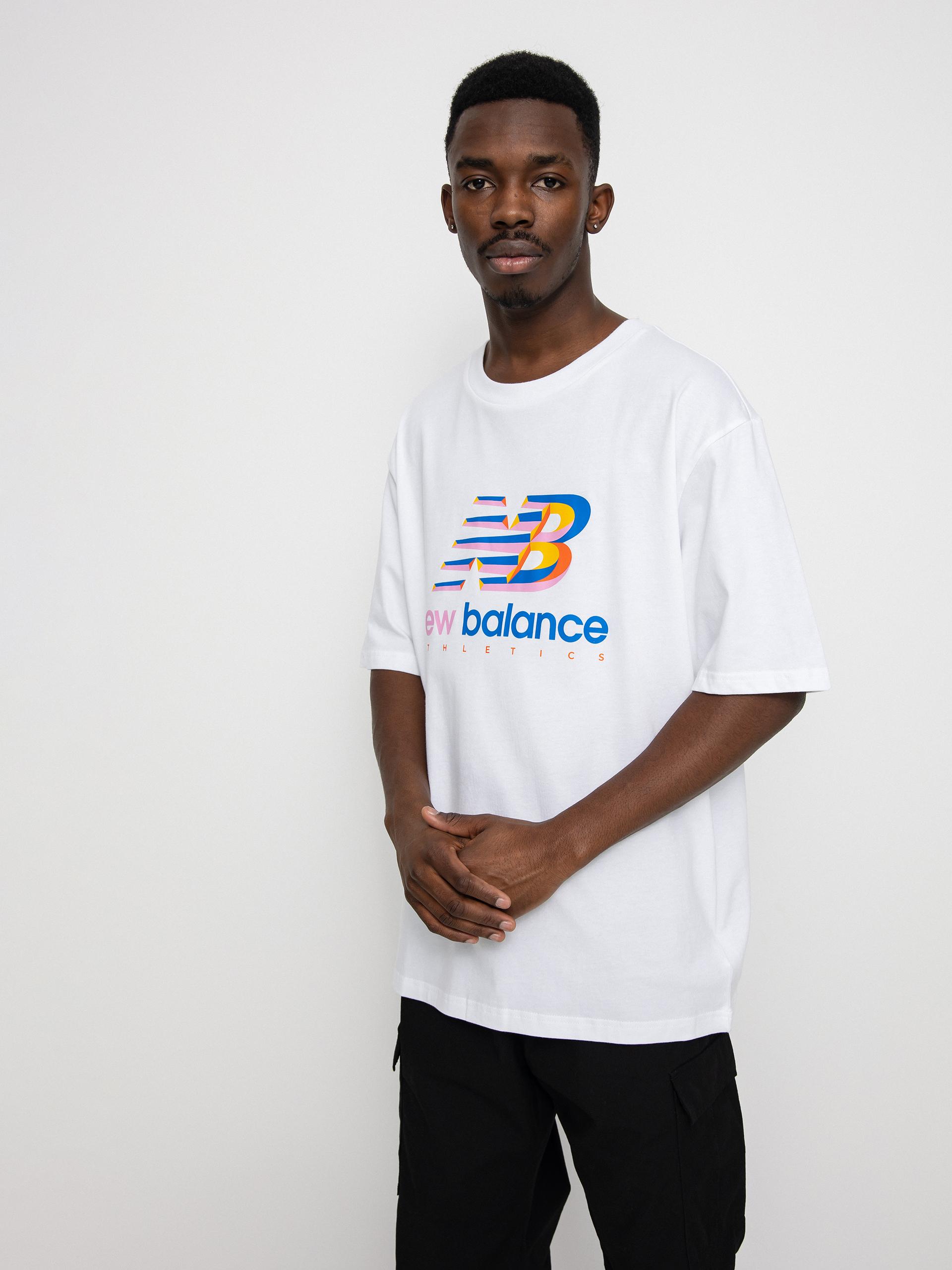 New Balance Athletics Amplified Logo T-shirt (white)