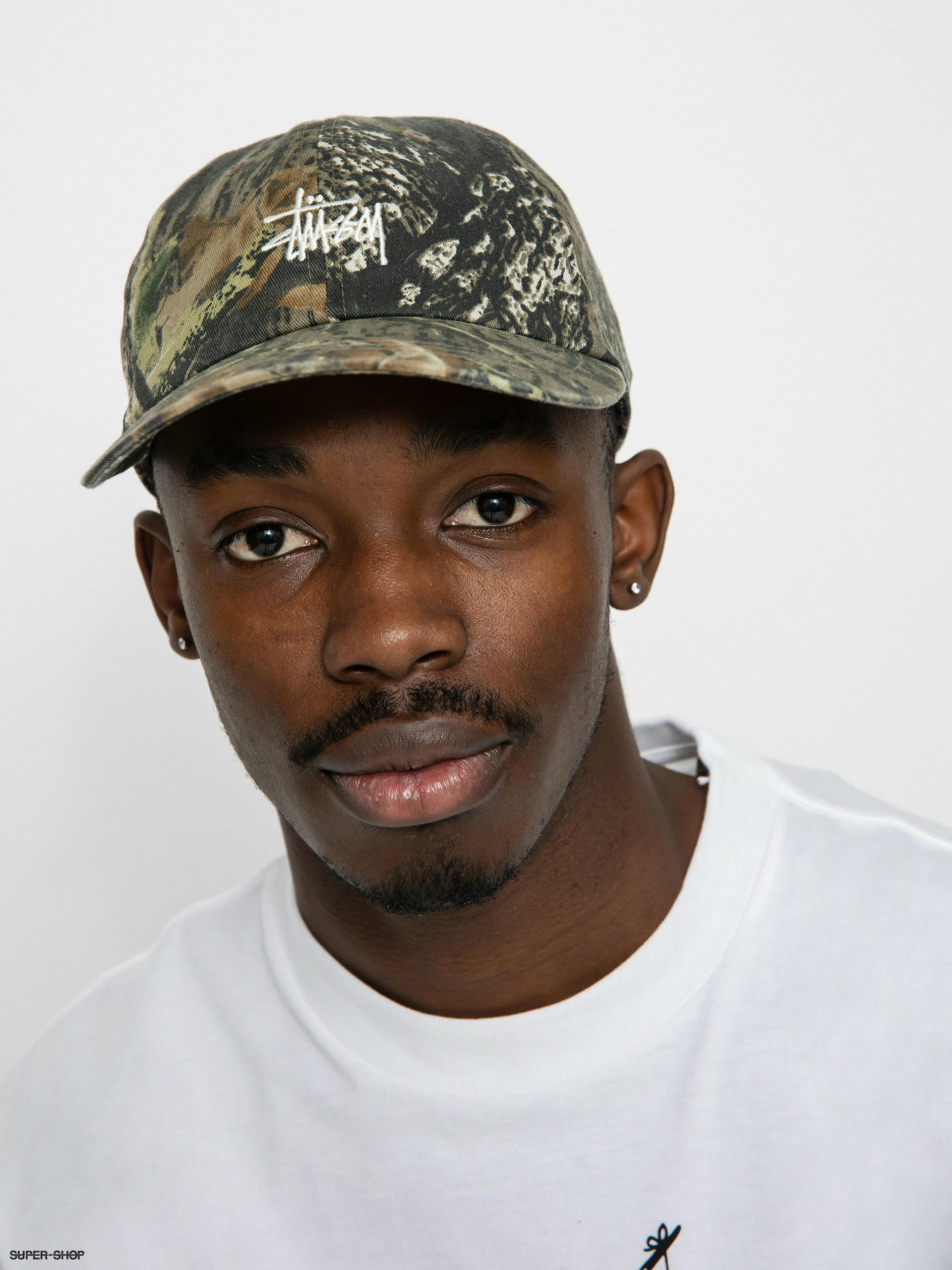 Stussy Washed Stock Low Pro Cap (leaf camo)