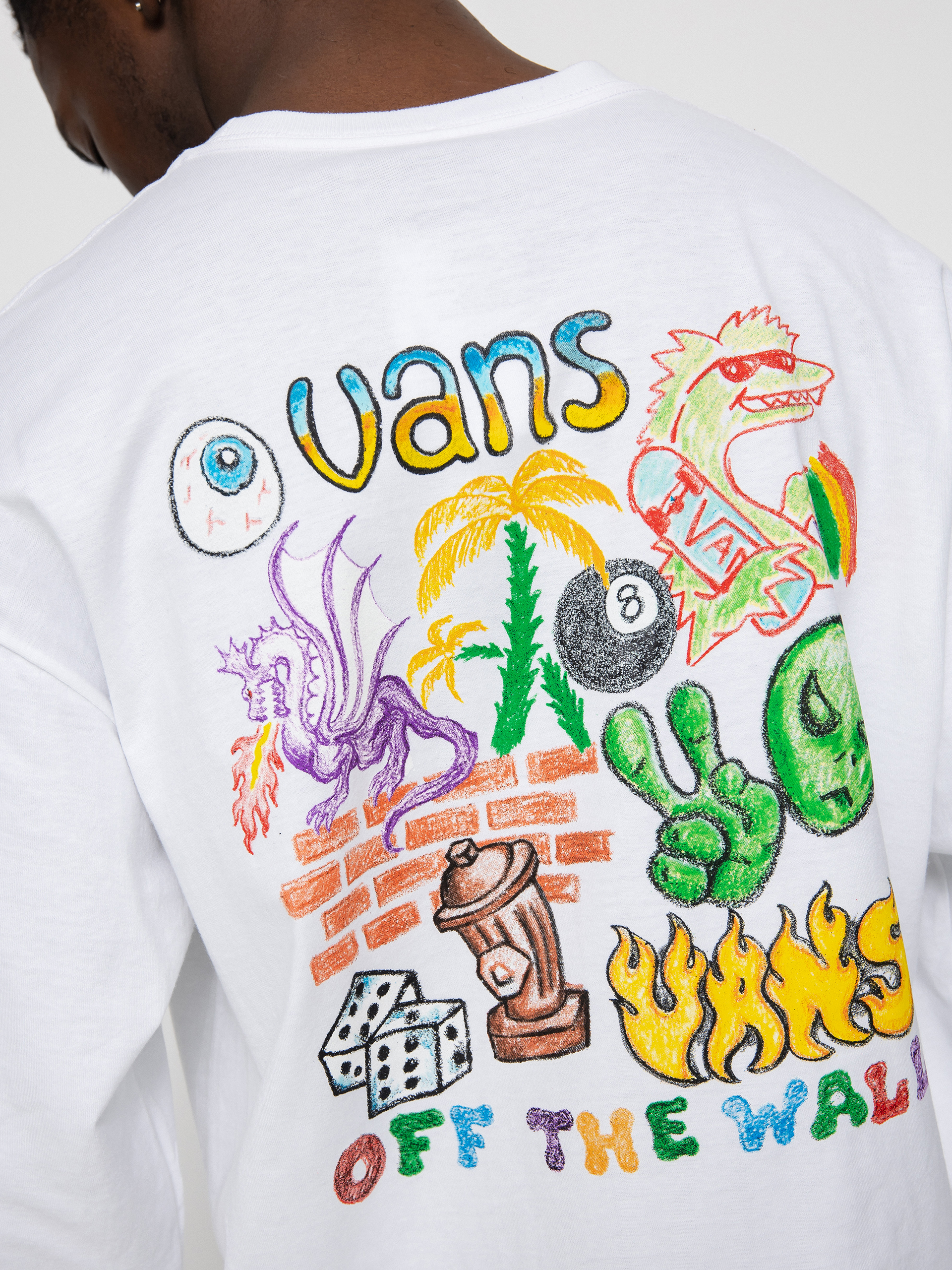 Vans X Crayola Mail Doodle Longsleeve (white)