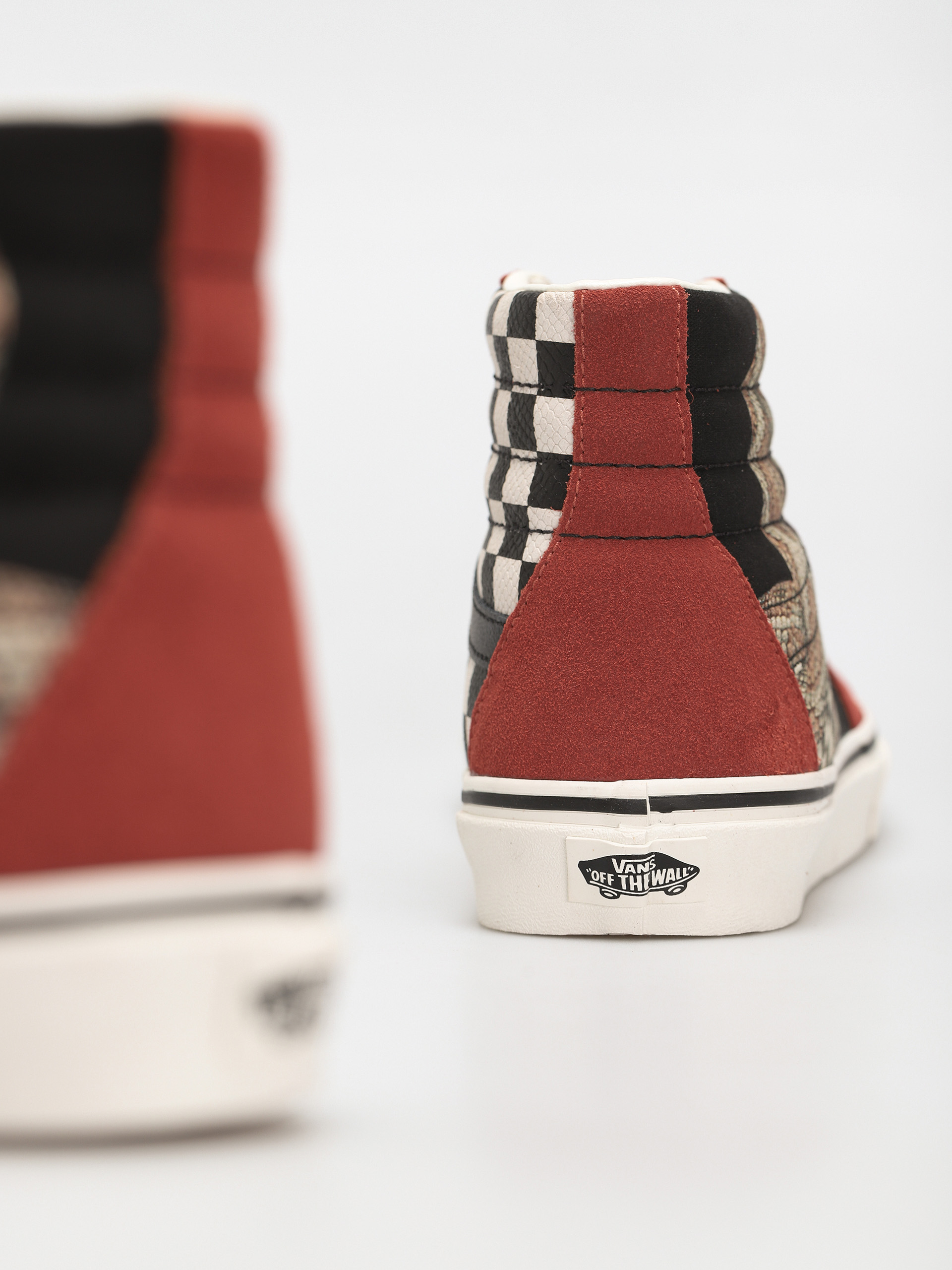 Vans Sk8 Hi Shoes (desert/snake/chili oil)