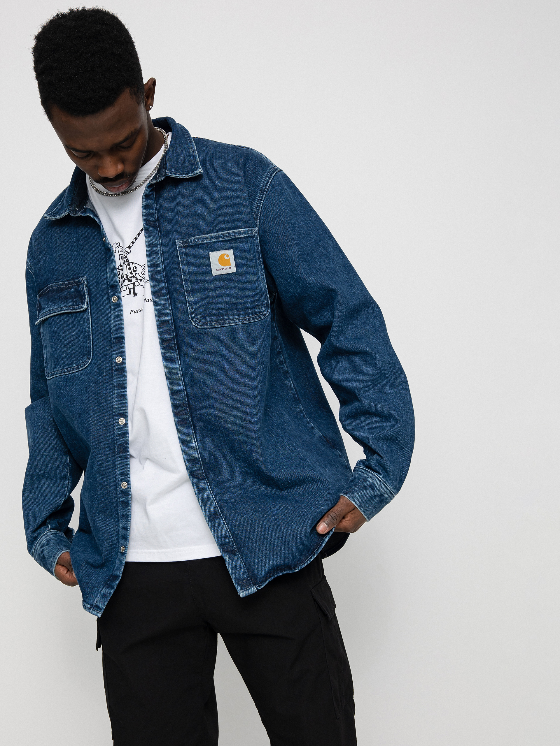 Carhartt WIP Salinac Shirt (blue)