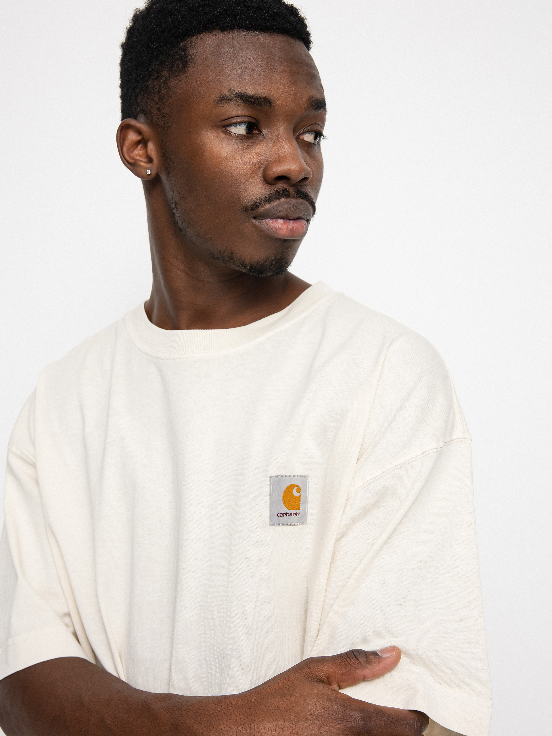 Tシャツ・カットソー CARHARTT WIP Men T-shirt Natural I029949 2LPGD I035194-02XX_sivasdescalzo-