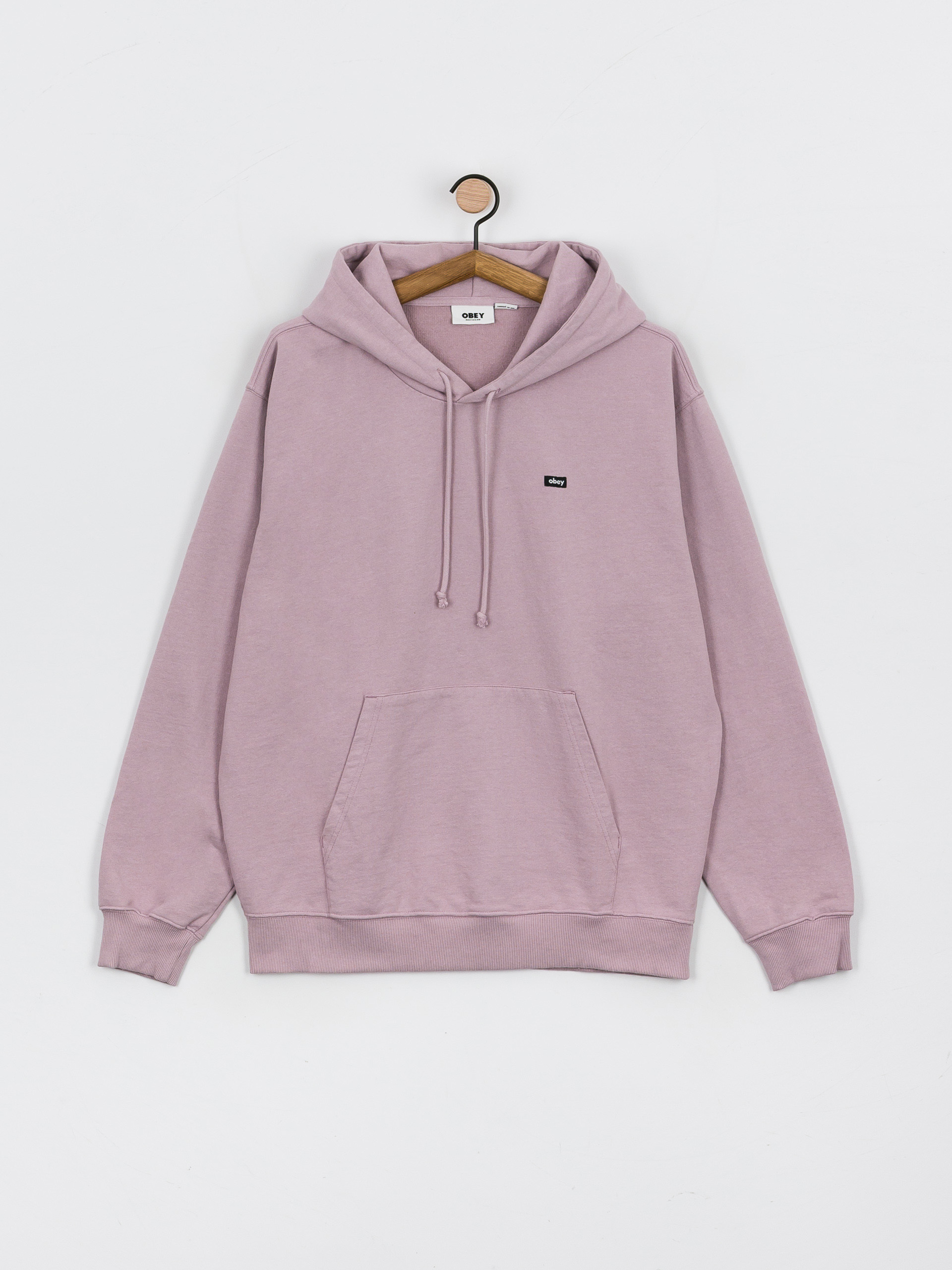 OBEY Timeless Recycled Heavy HD Hoodie (pigment lilac chalk)