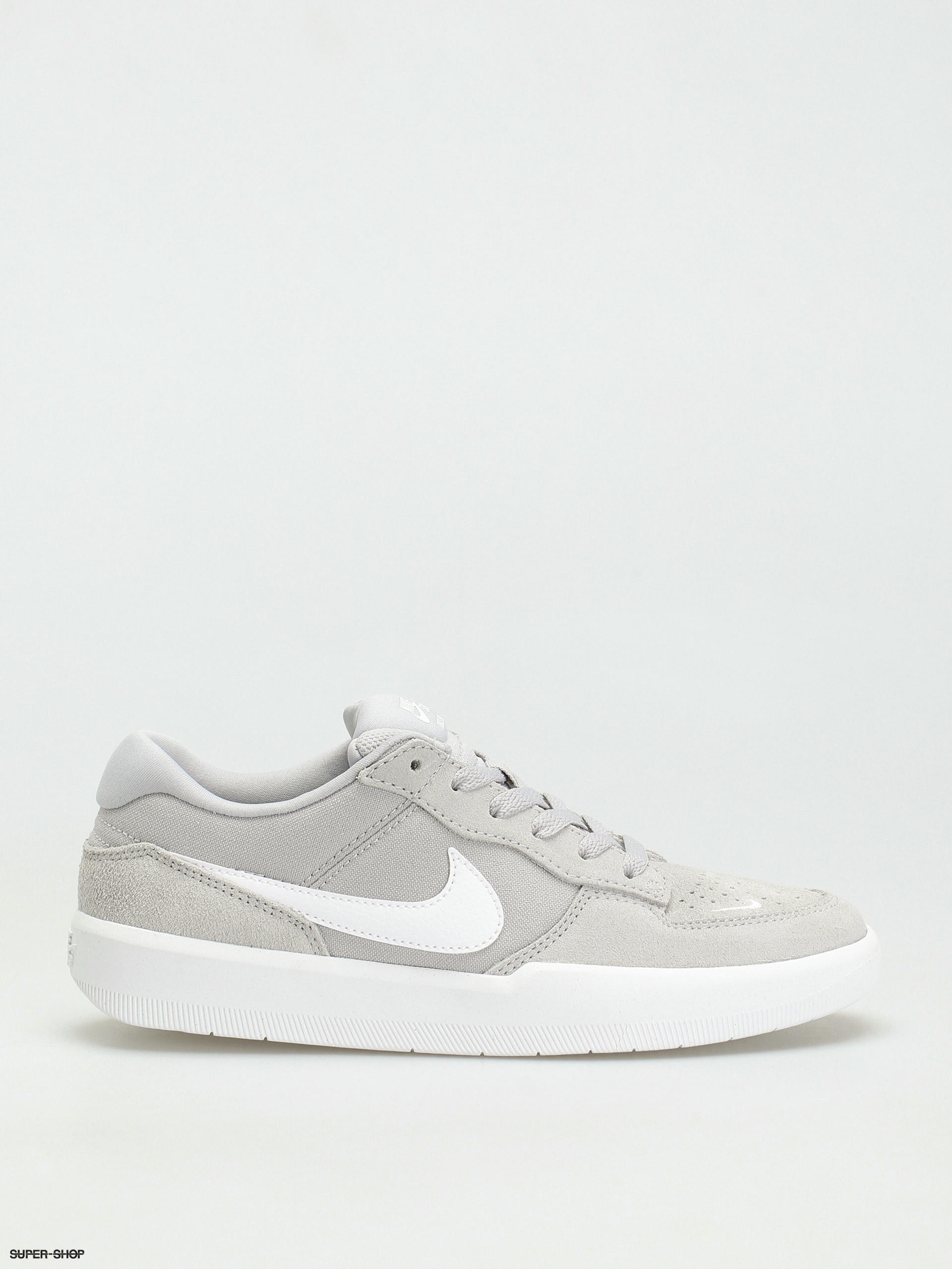 grey and white nike sb