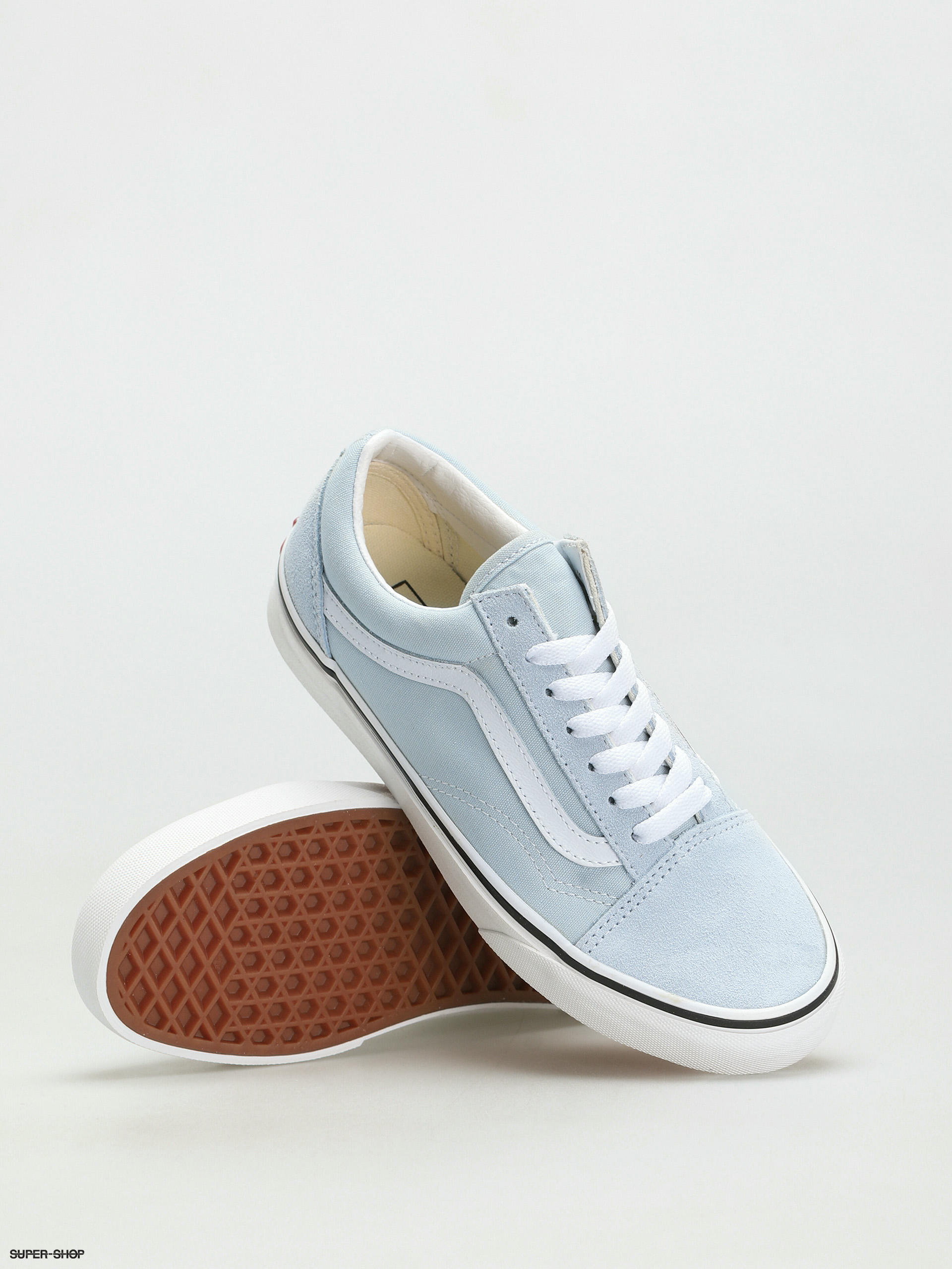 Besnoeiing Steen Benadrukken Vans Shoes Old Skool (baby blue/true white)