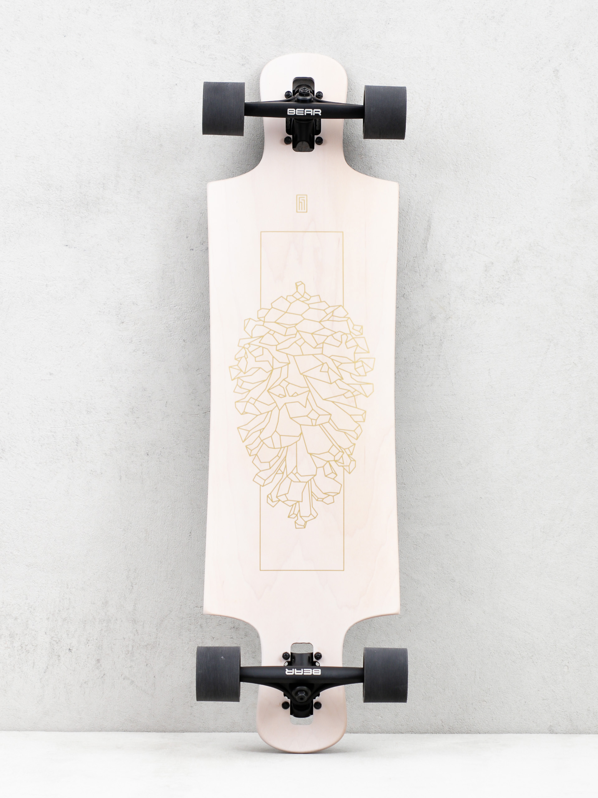 Landyachtz Drop Hammer Longboard (white pinecone)