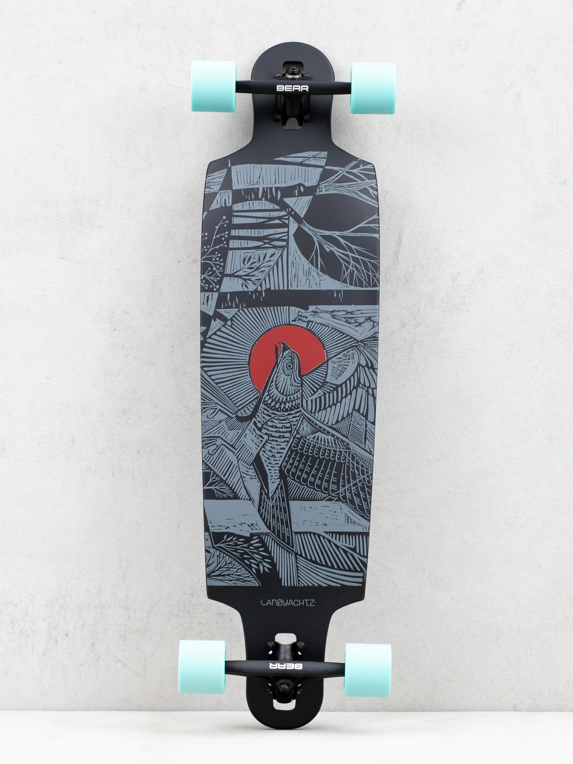Landyachtz Drop Cat 38 Longboard (seeker black)