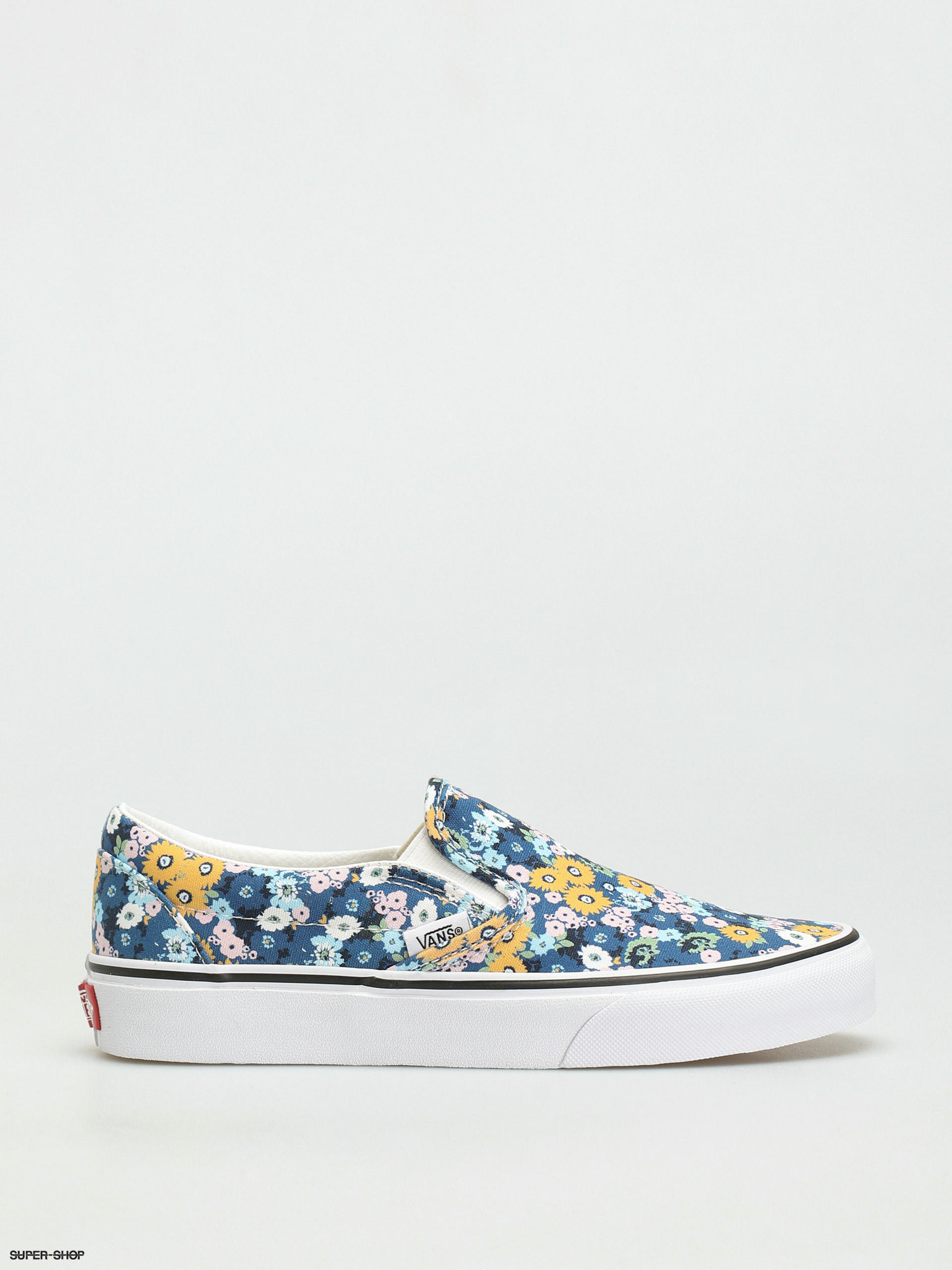 Vans blue floral/true outlet white