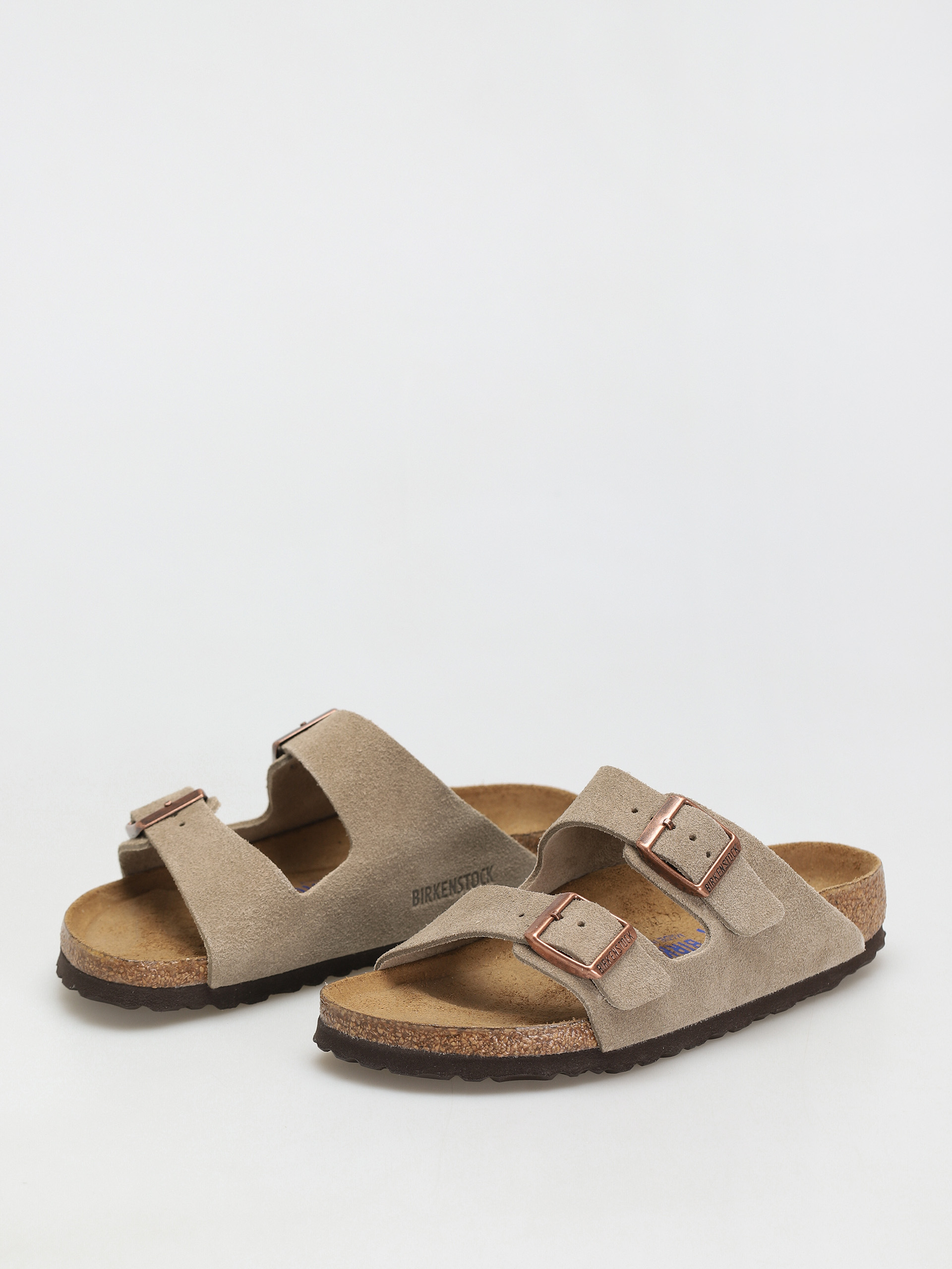 Birkenstock Arizona Sfb Narrow Sandalen Wmn (taupe suede leather)