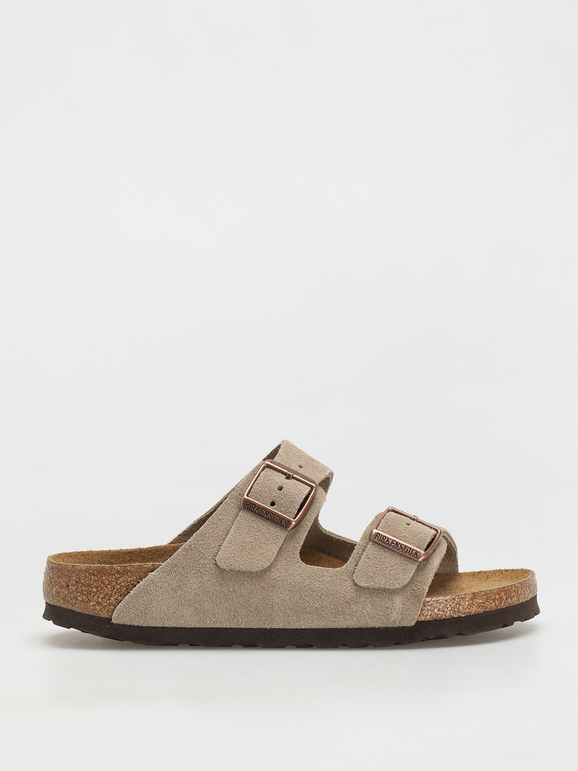Birkenstock Arizona Sfb Narrow Flip-flops Wmn (taupe suede leather)