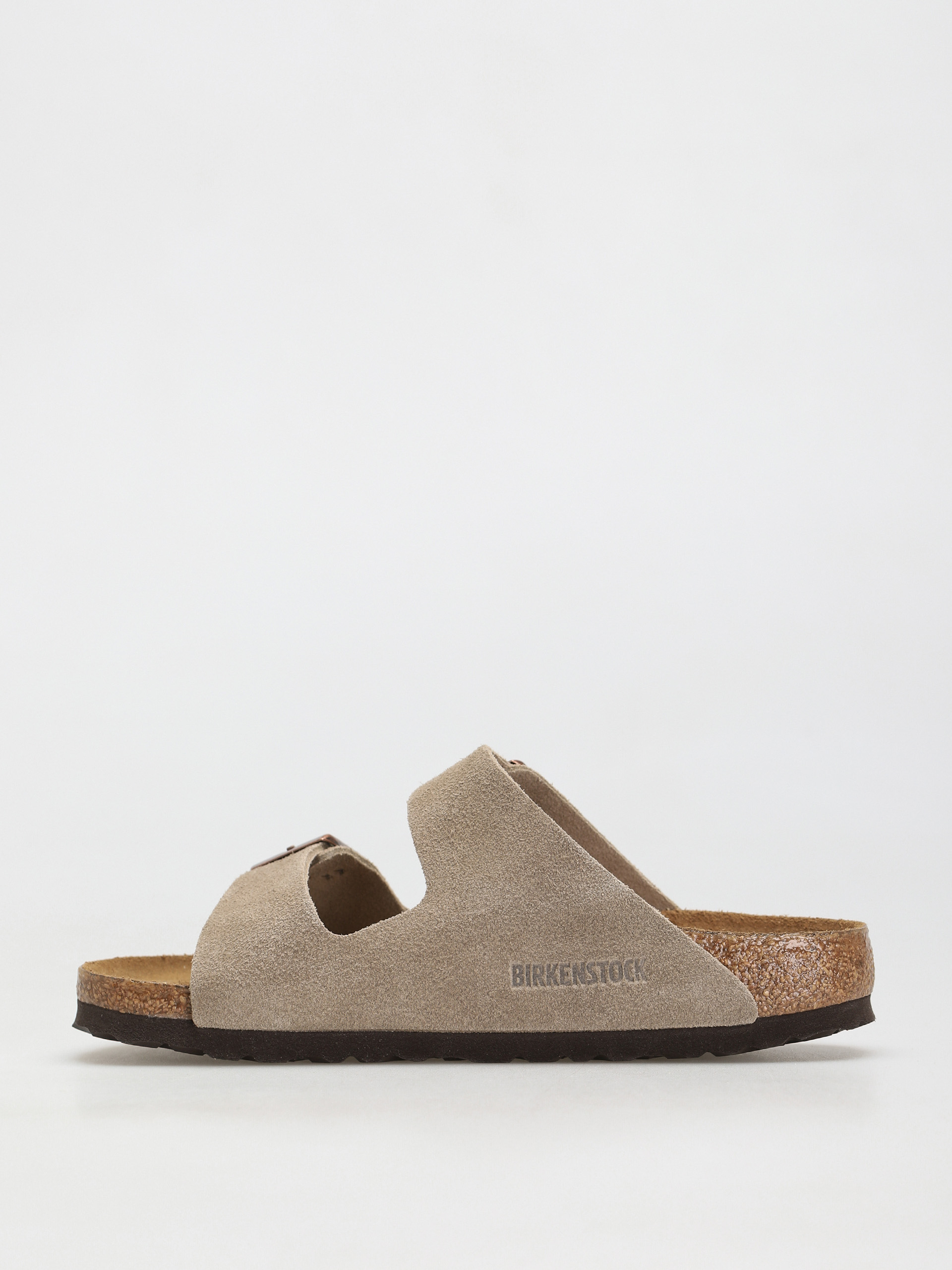 Birkenstock Arizona Sfb Narrow Flip-flops Wmn (taupe suede leather)