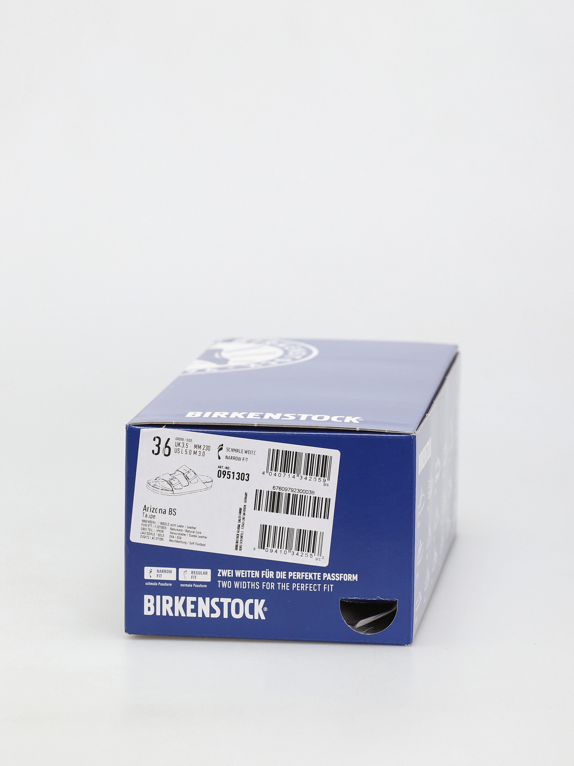 Birkenstock Arizona Sfb Narrow Flip-flops Wmn (taupe suede leather)