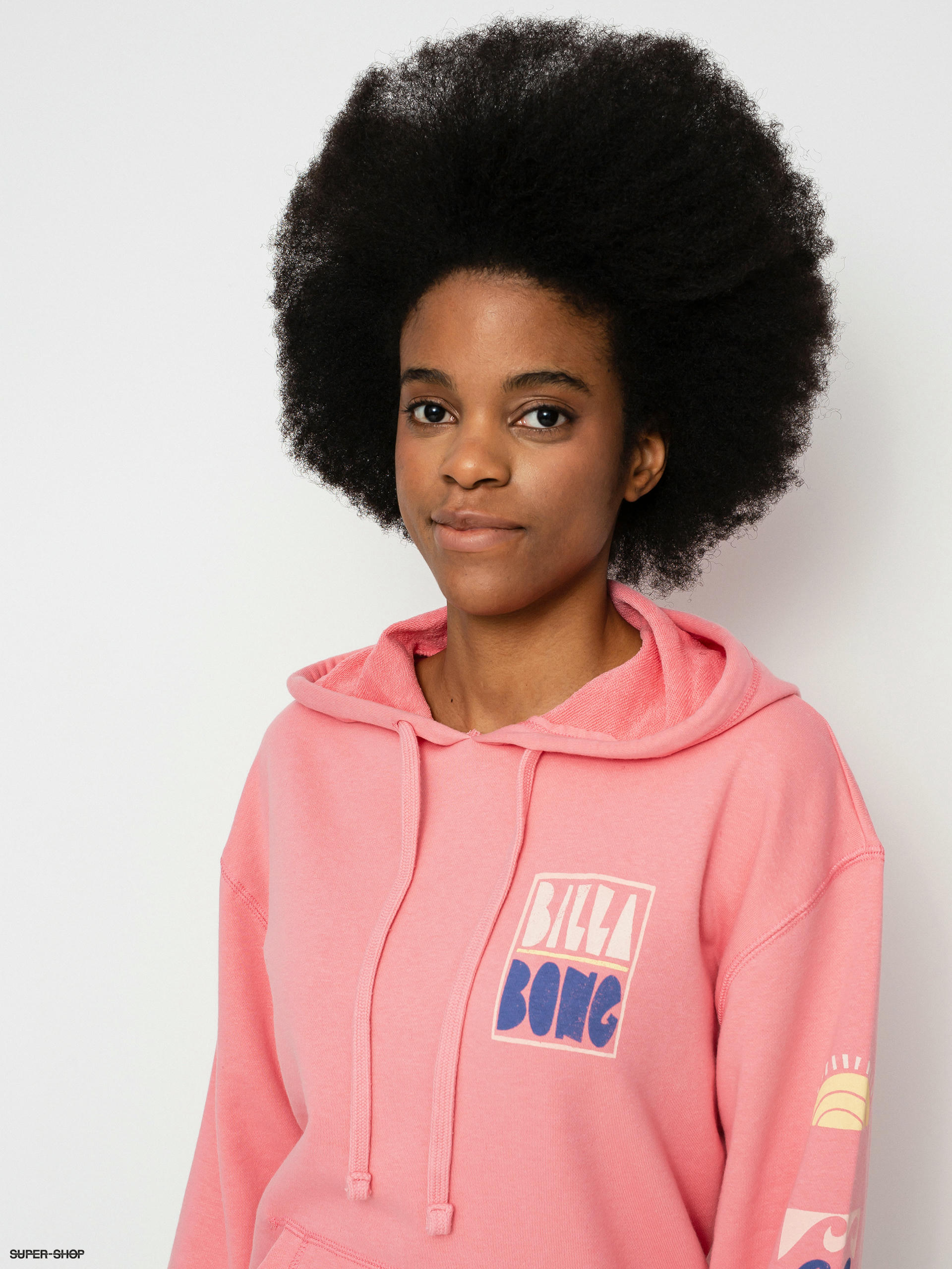 Billabong pink shop hoodie