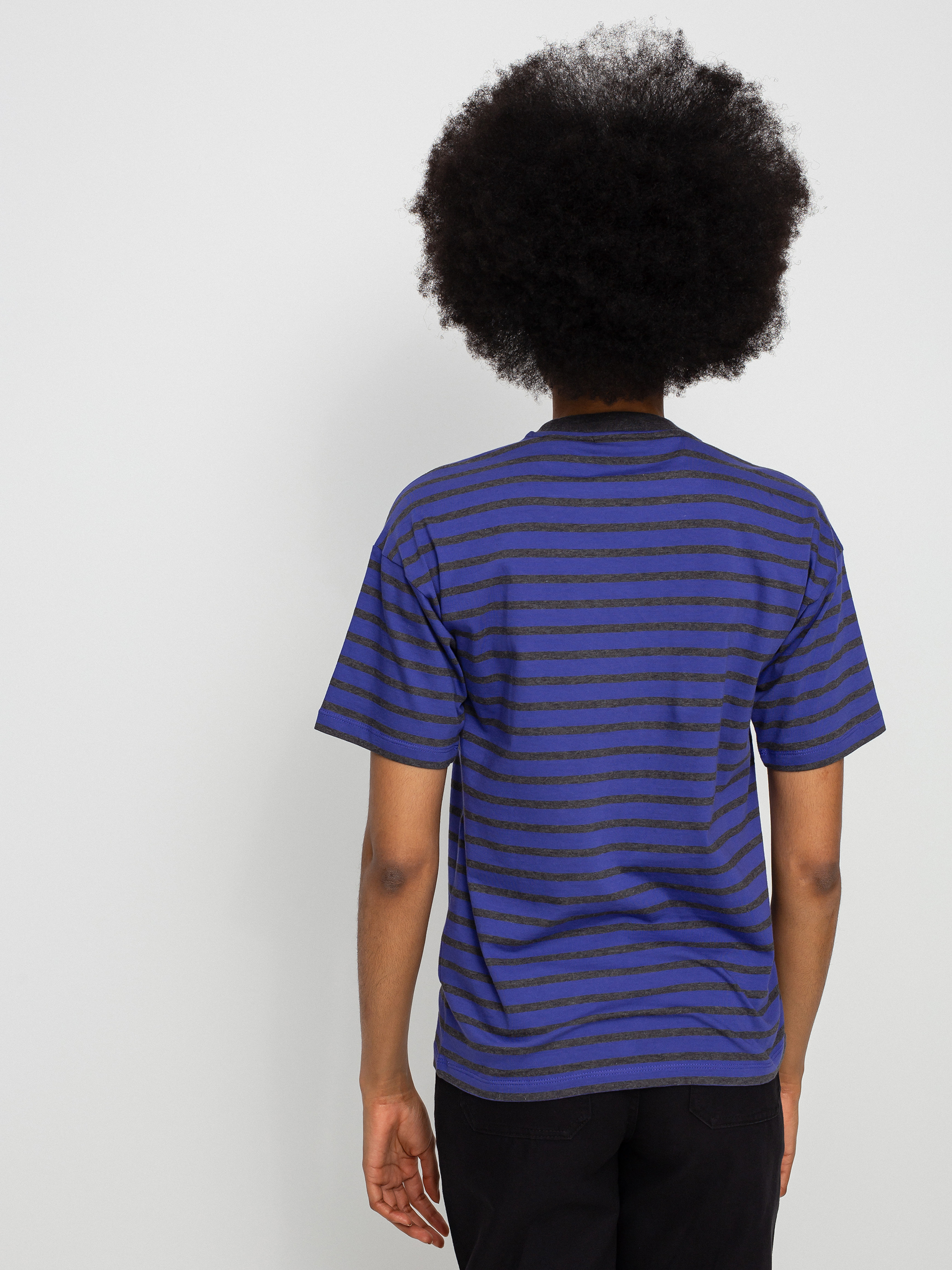 Carhartt WIP Robie T-Shirt Wmn (robie stripe/razzmic/stormcloud heather)