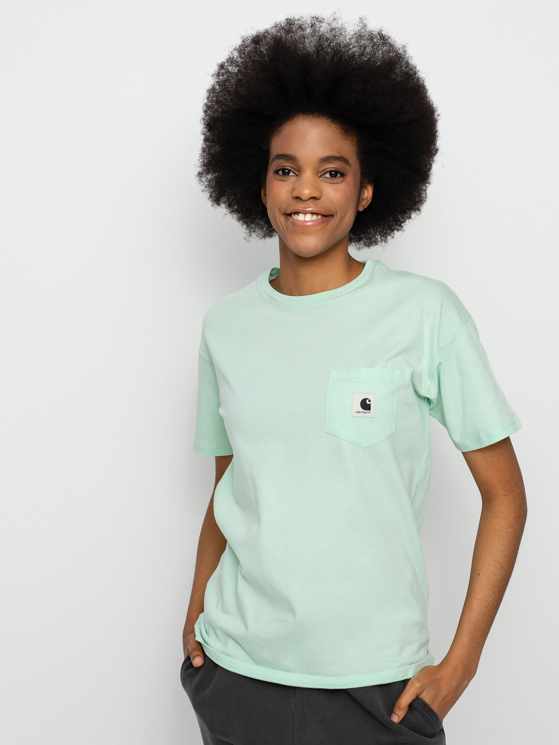 carhartt light blue t shirt