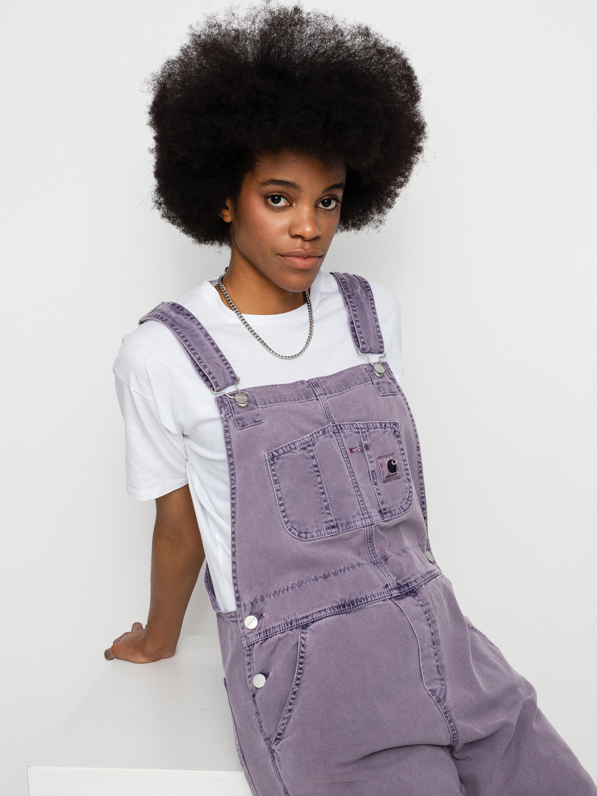 Carhartt WIP Bib Overall Pants Wmn - violet (razzmic)