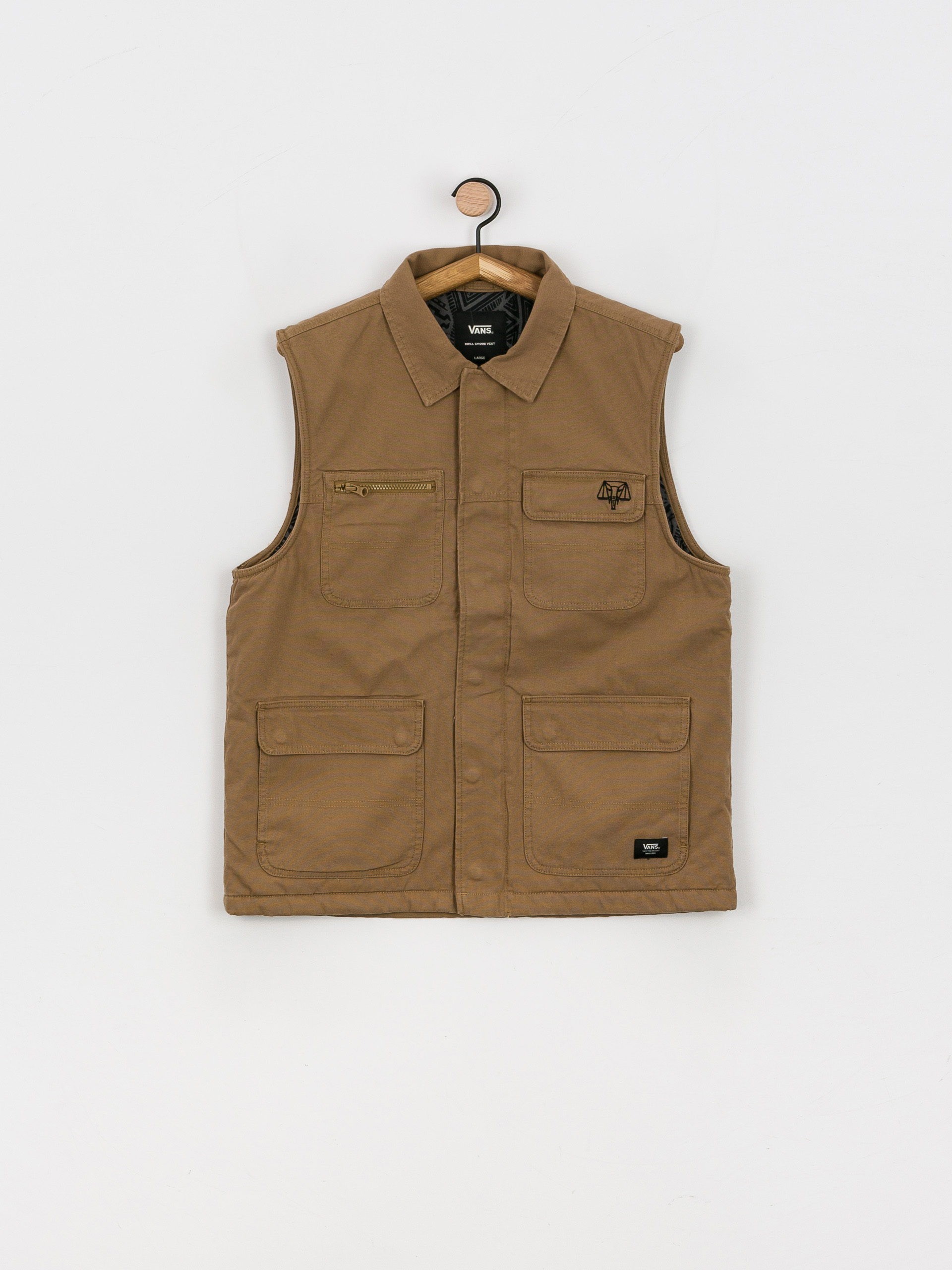 Vans X Courage Adams Drill Chore Vest - brown (dirt) Vans X Courage Adams Drill Chore Vest - brown (dirt)