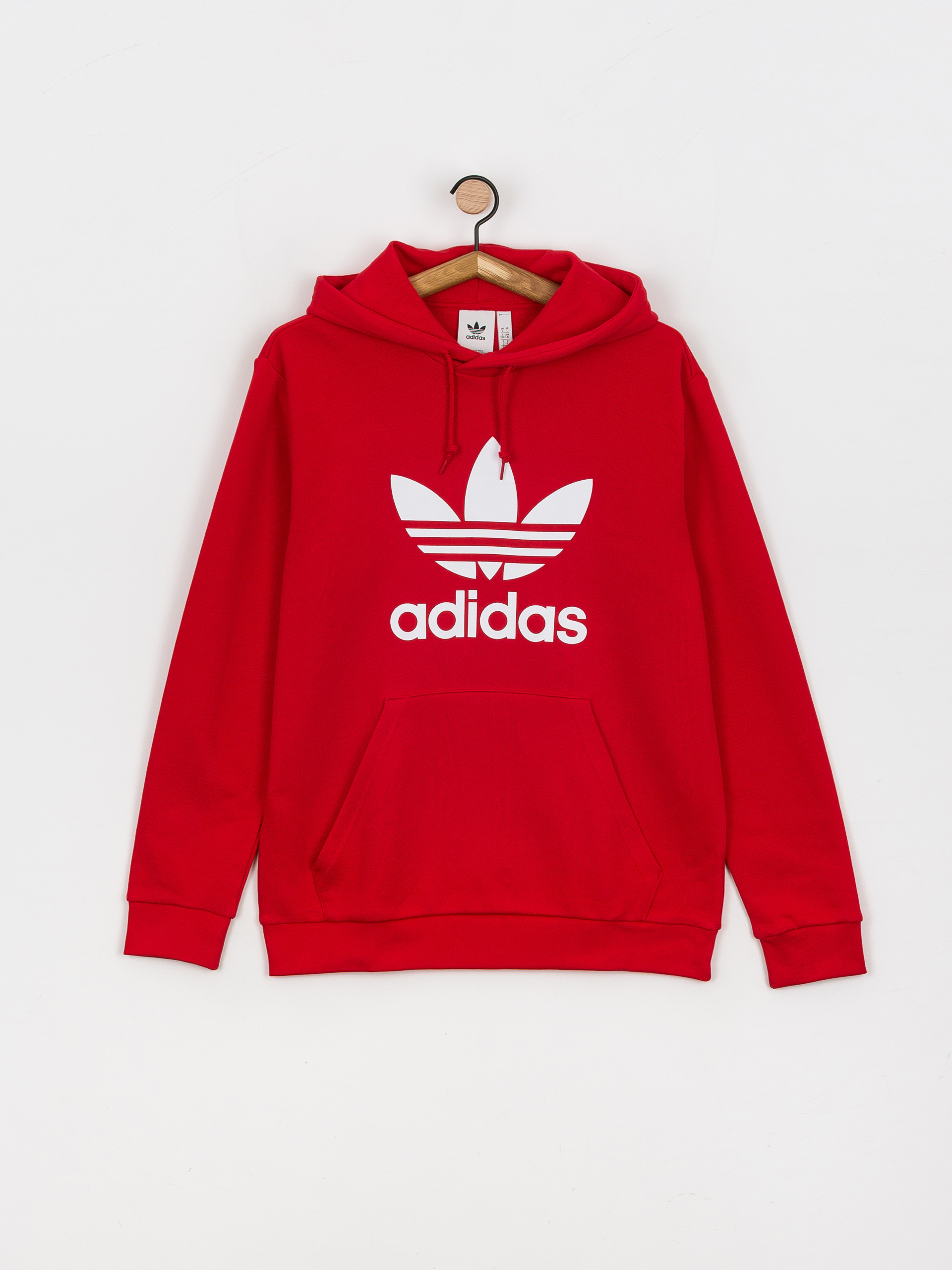 adidas Originals Trefoil HD Hoodie (vivred/white)