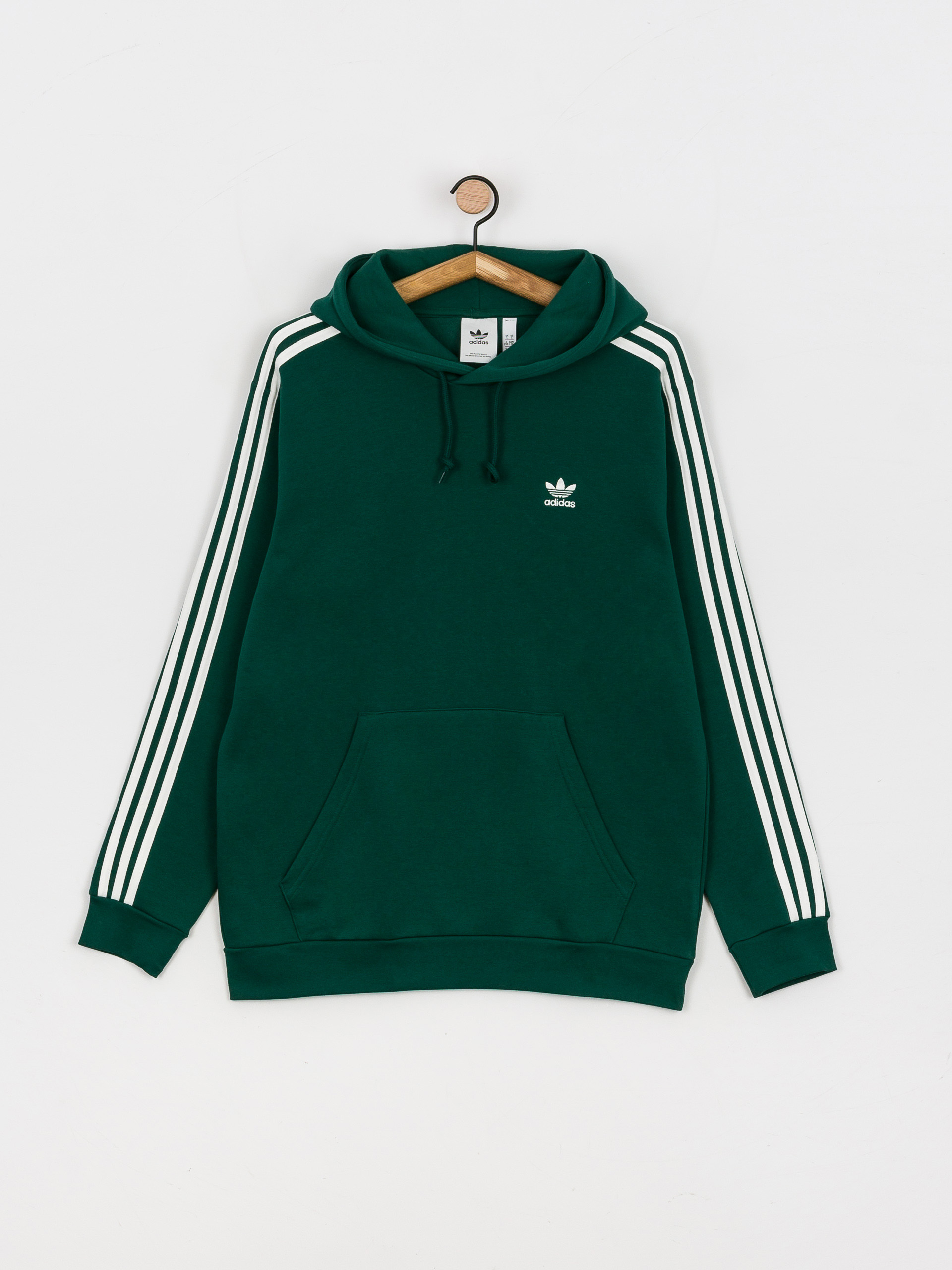 adidas Originals 3 Stripes HD Hoodie (collegiate green)