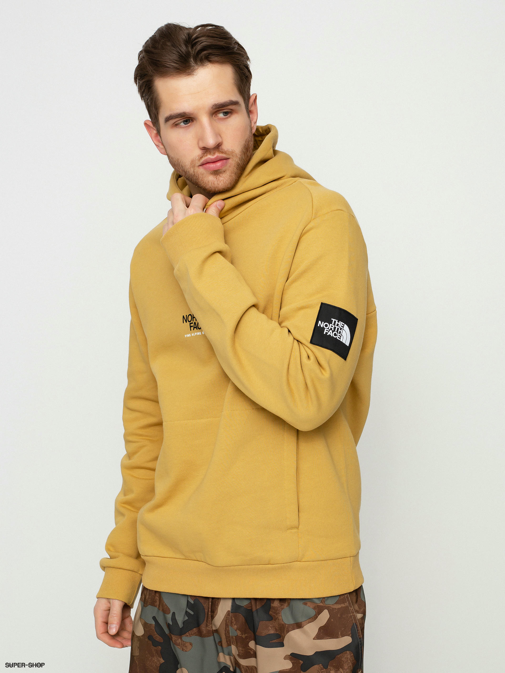 North face sales hoodie tan