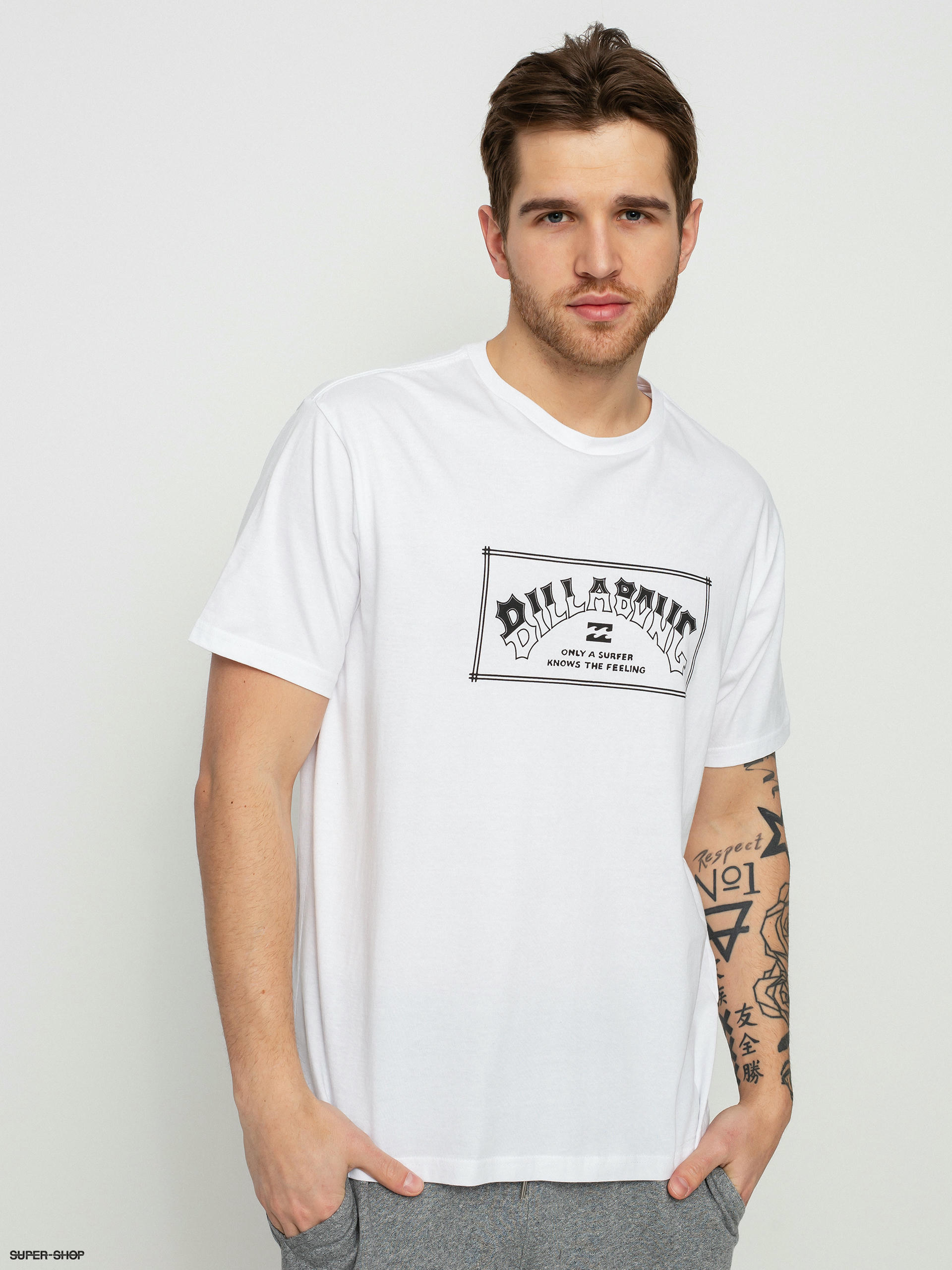 billabong white shirt