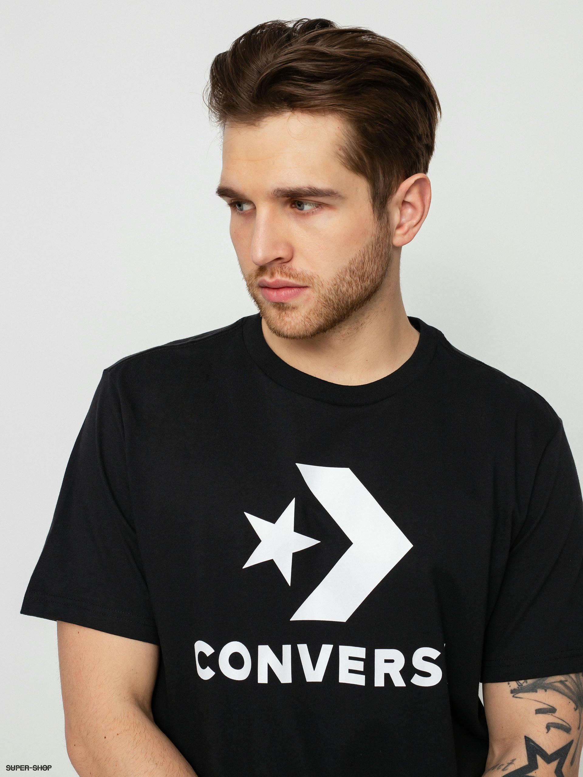 converse t shirt black