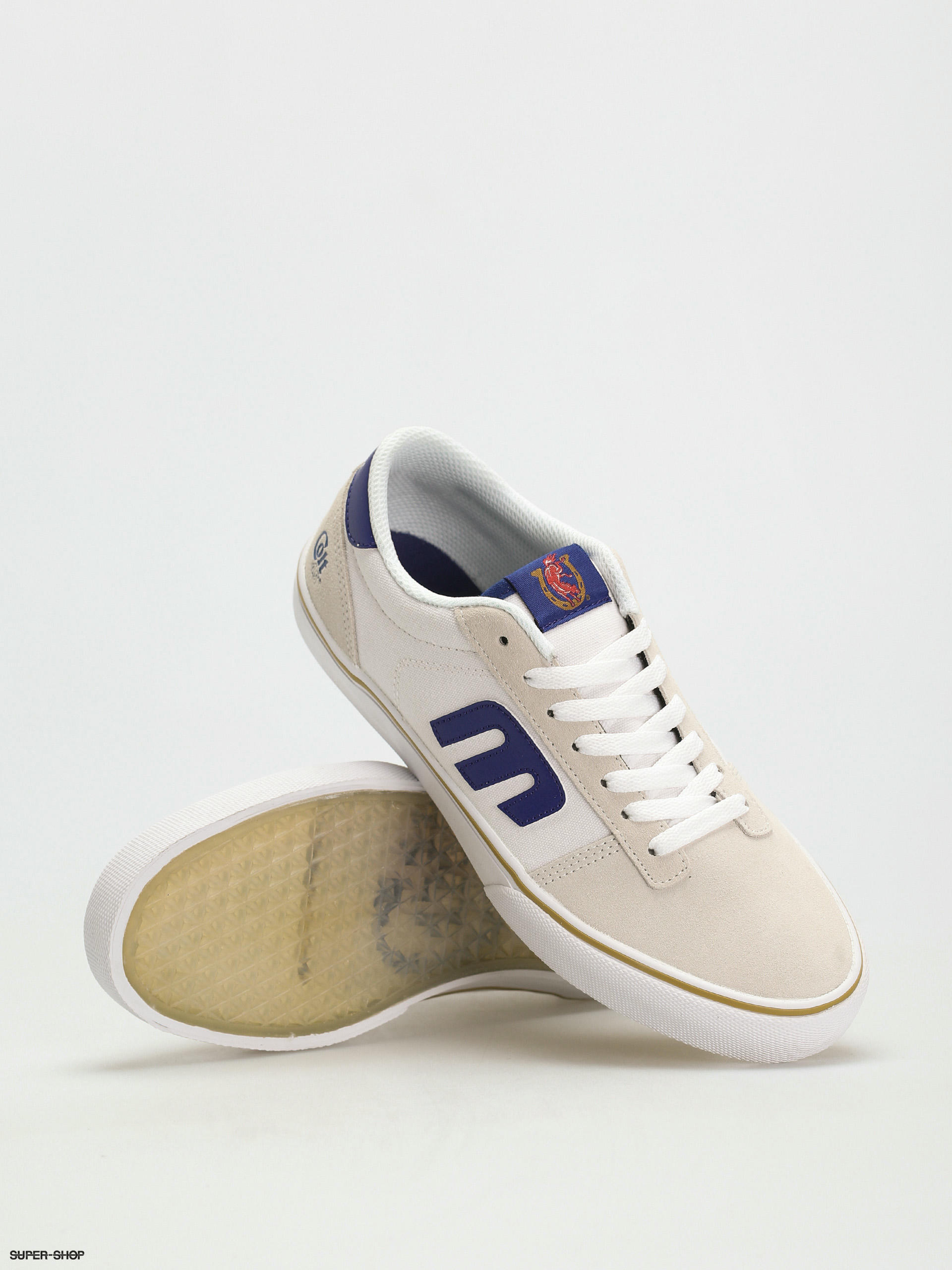 Etnies Calli Vulc X Colt 45 Shoes (white/navy/gold)