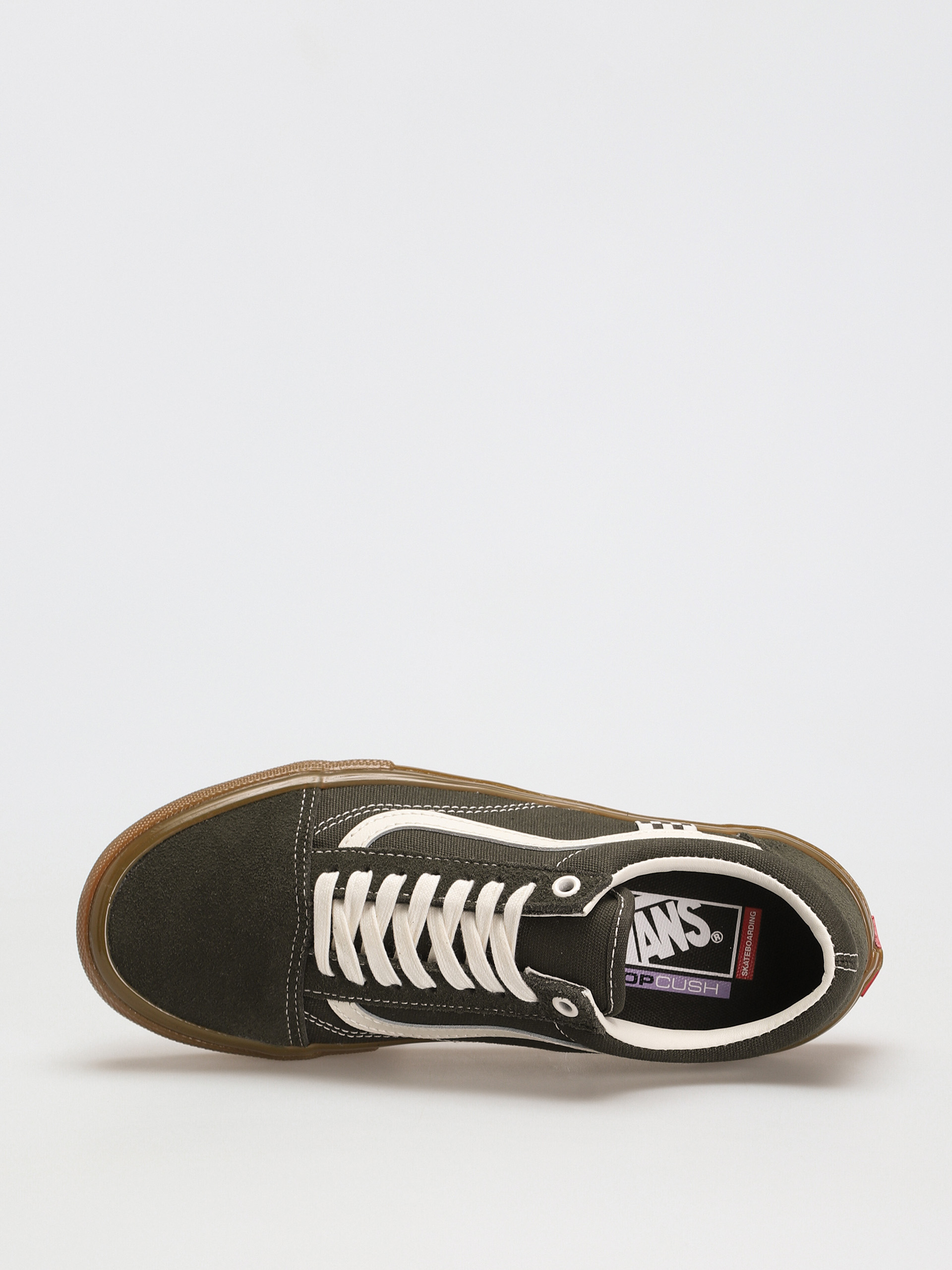 white vans brown gum