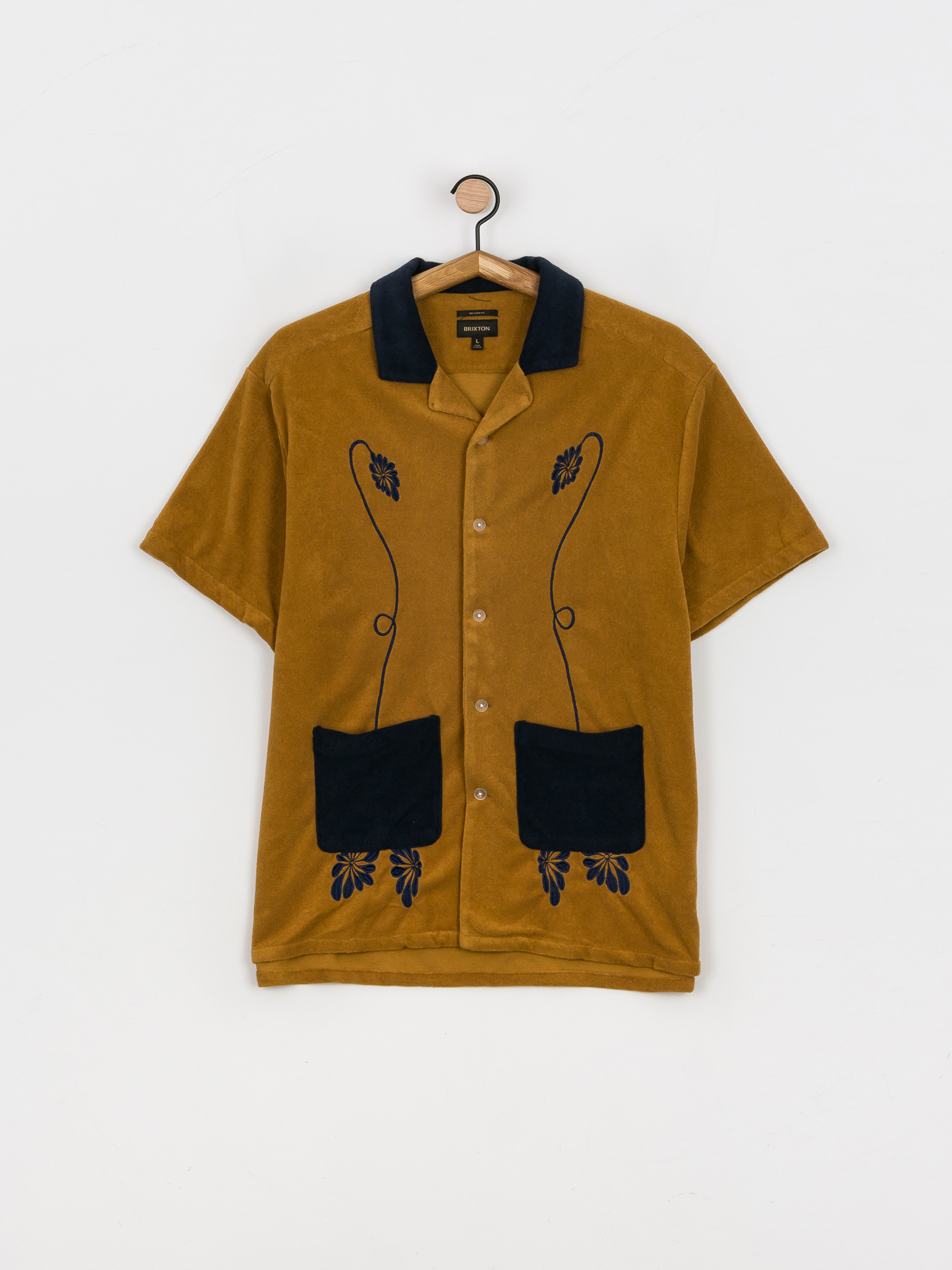 Brixton Bunker Reserve Terry Cloth Shirt (medal bronze)