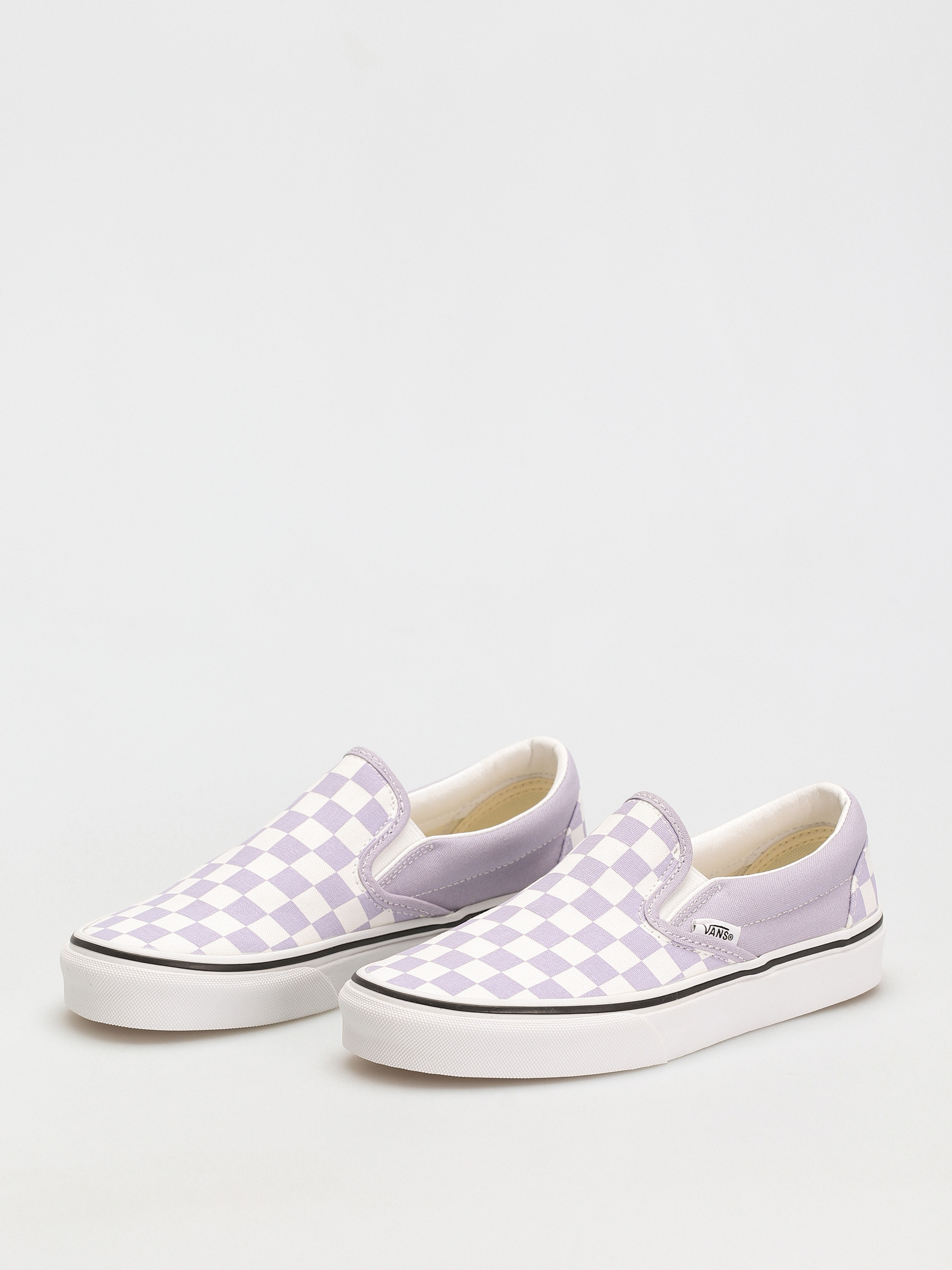 Vans Classic Slip On Shoes (checkerboard/languid lavender/true white)