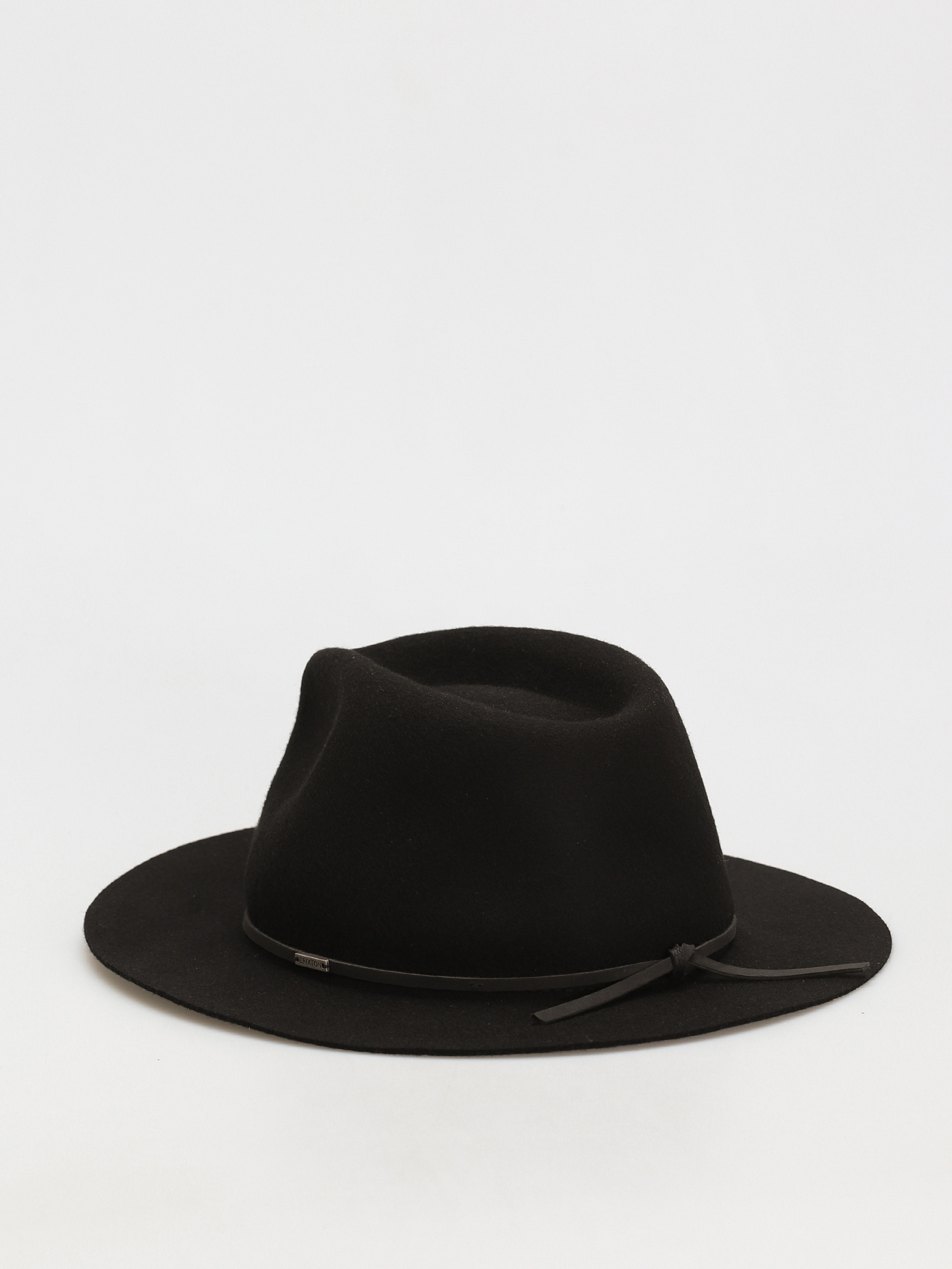 Brixton Wesley Packable Fedora Hat (black/black)