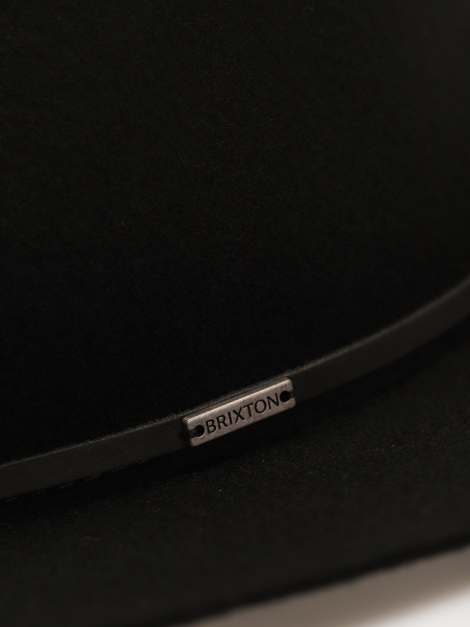 Brixton Wesley Packable Fedora Hat (black/black)