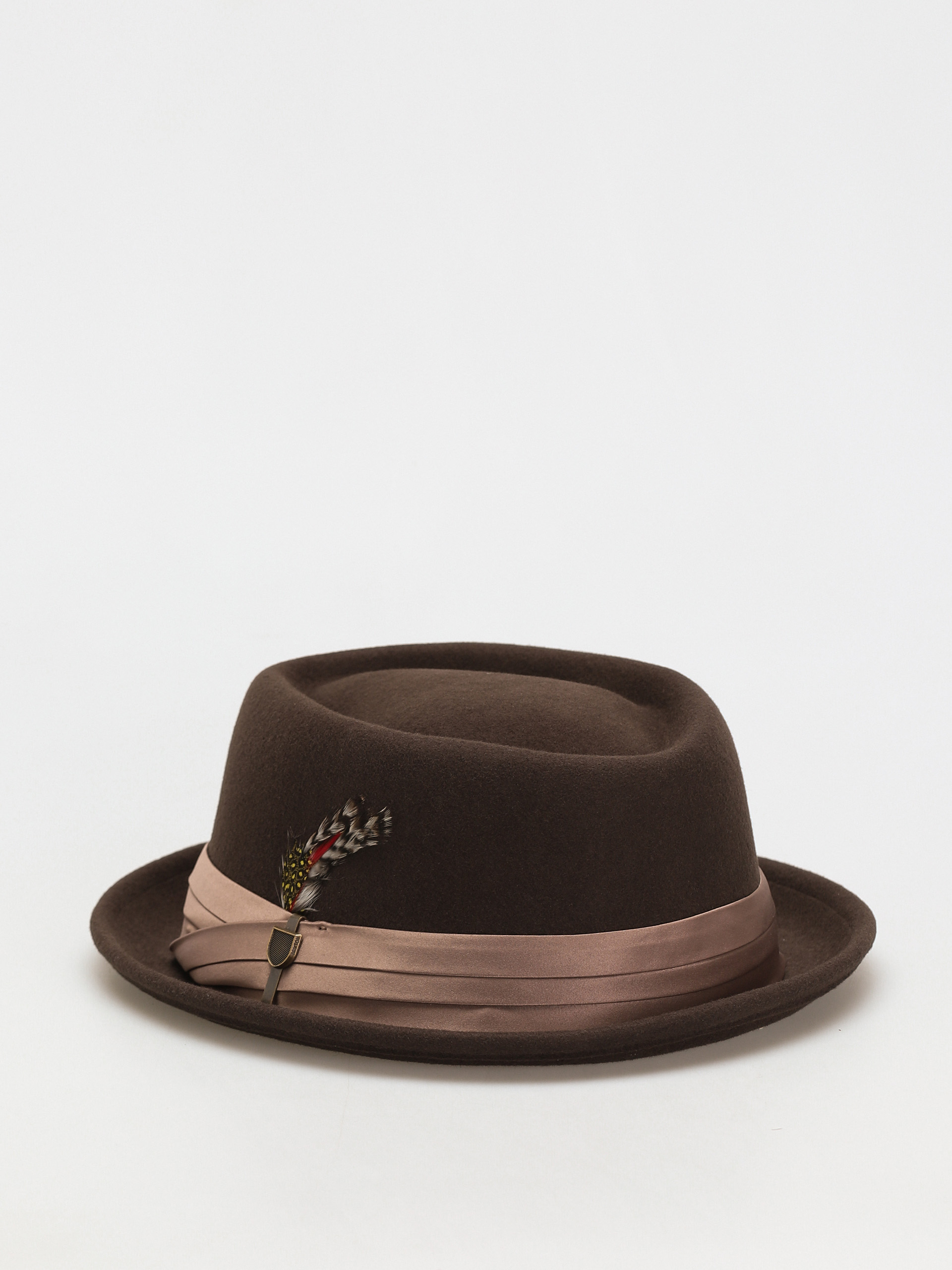 Brixton Stout Pork Pie Hat (brown/bronze)