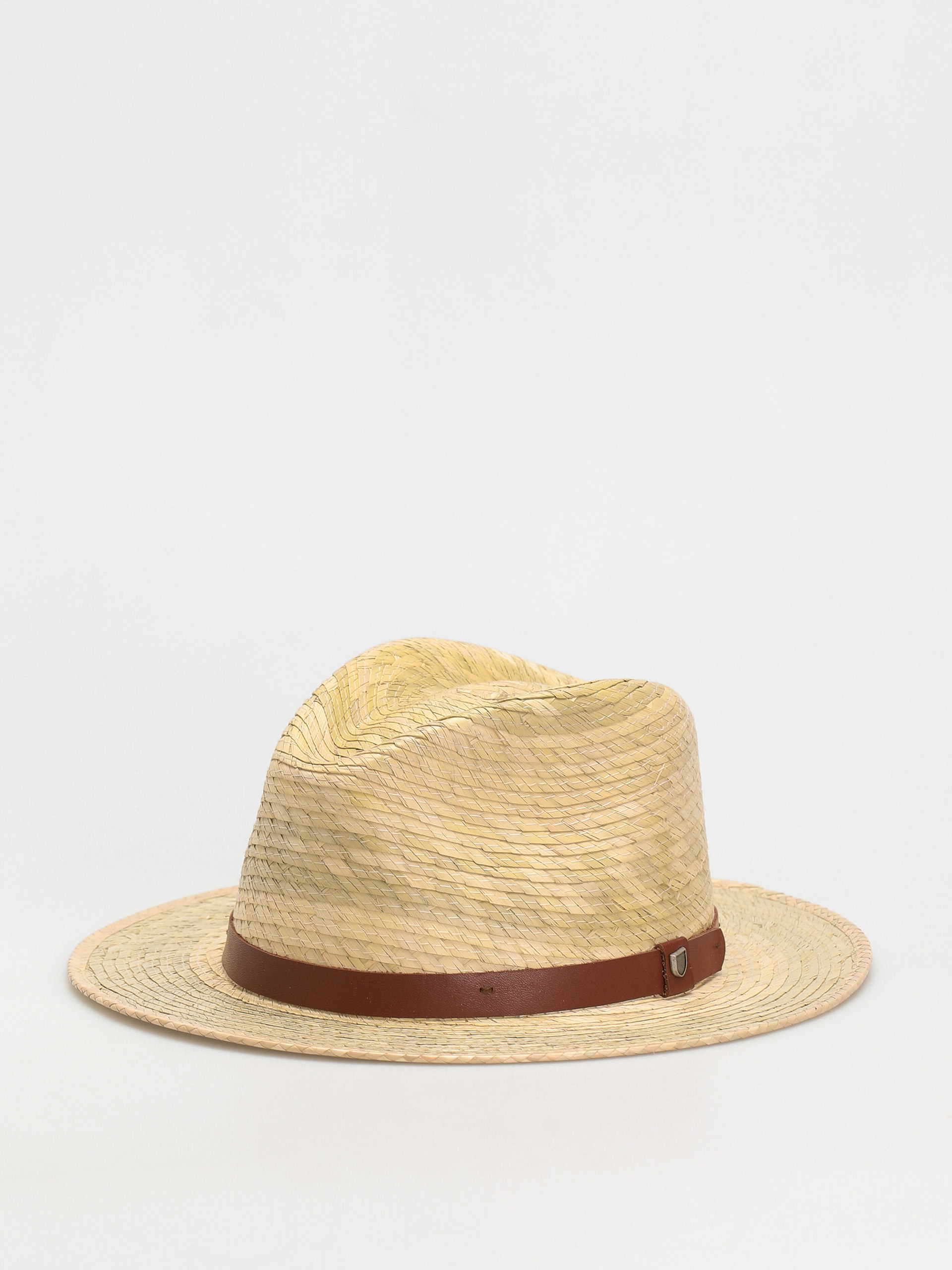 Brixton Messer Straw Fedora Hut (natural)