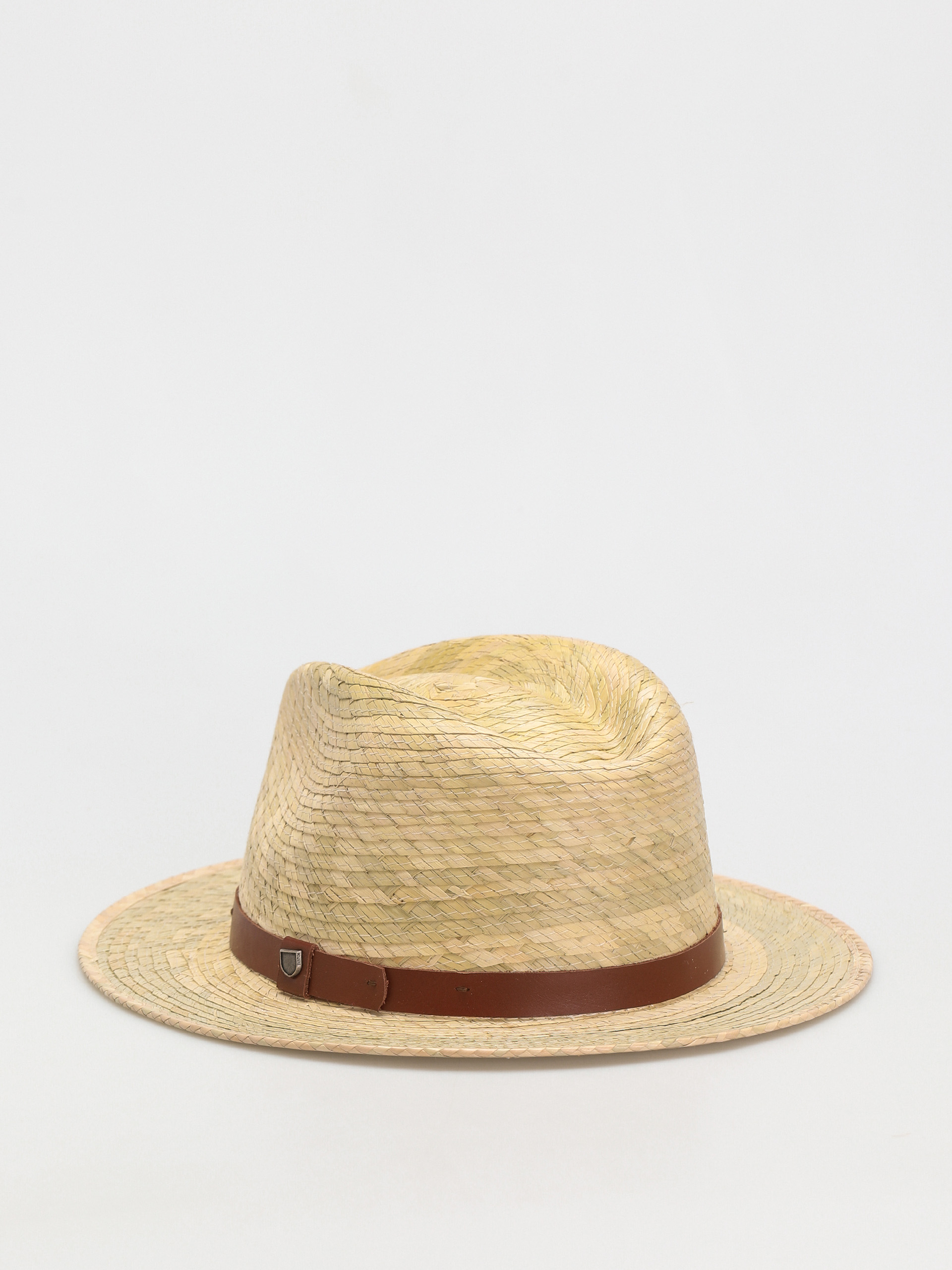 Brixton Messer Straw Fedora Hat (natural)