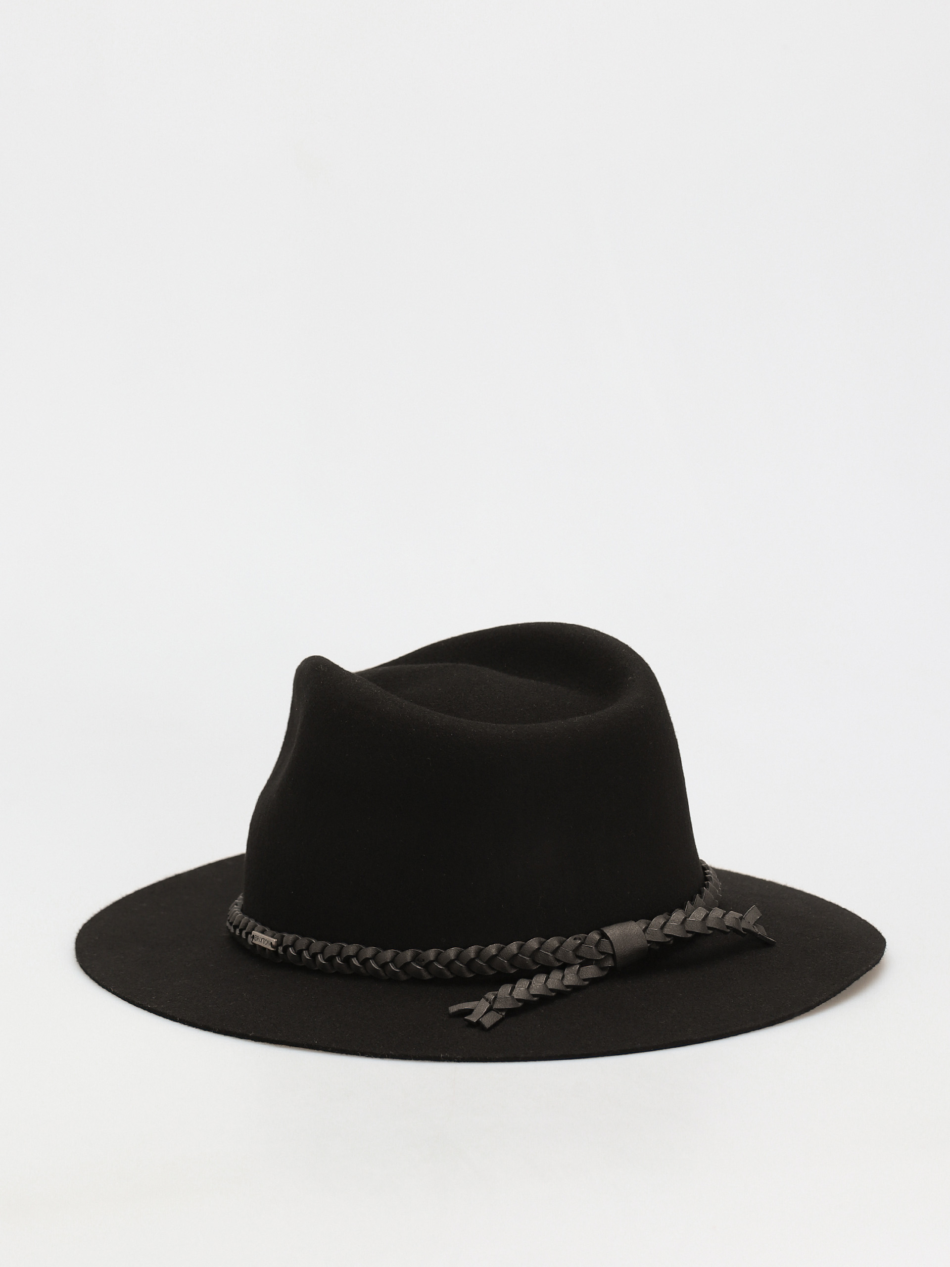 Brixton Messer Western Fedora Hat (black)