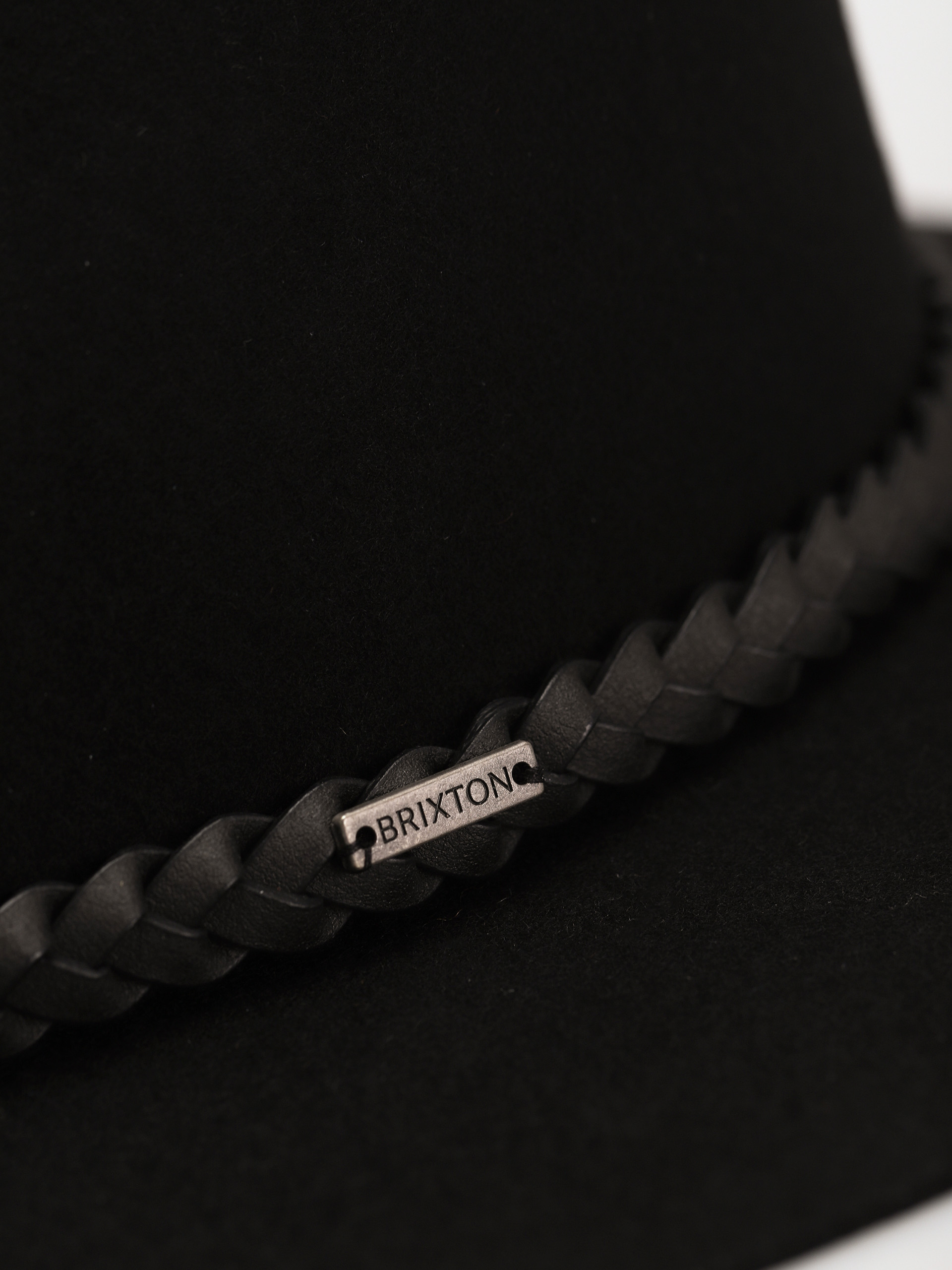 Brixton Messer Western Fedora Hat (black)