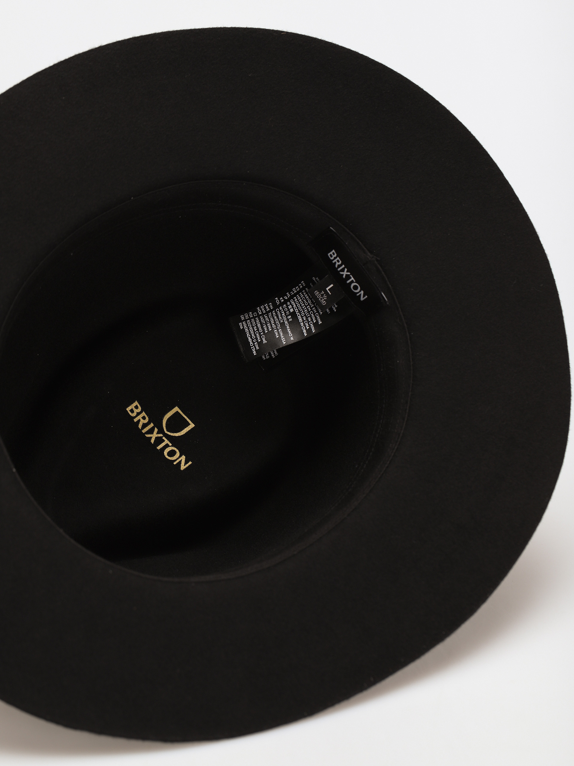 Brixton Messer Western Fedora Hat (black)