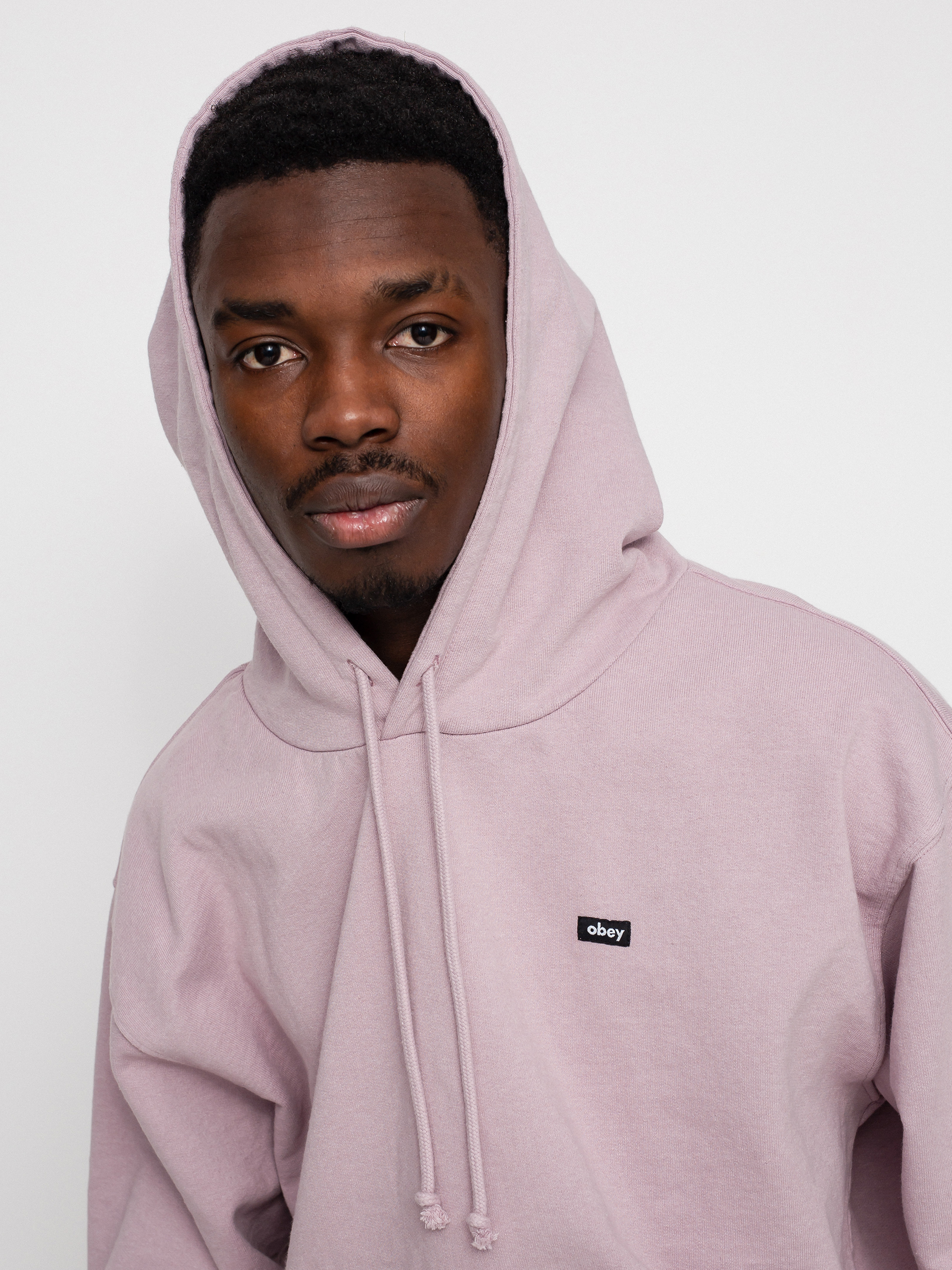 OBEY Timeless Recycled Heavy HD Hoodie (pigment lilac chalk)