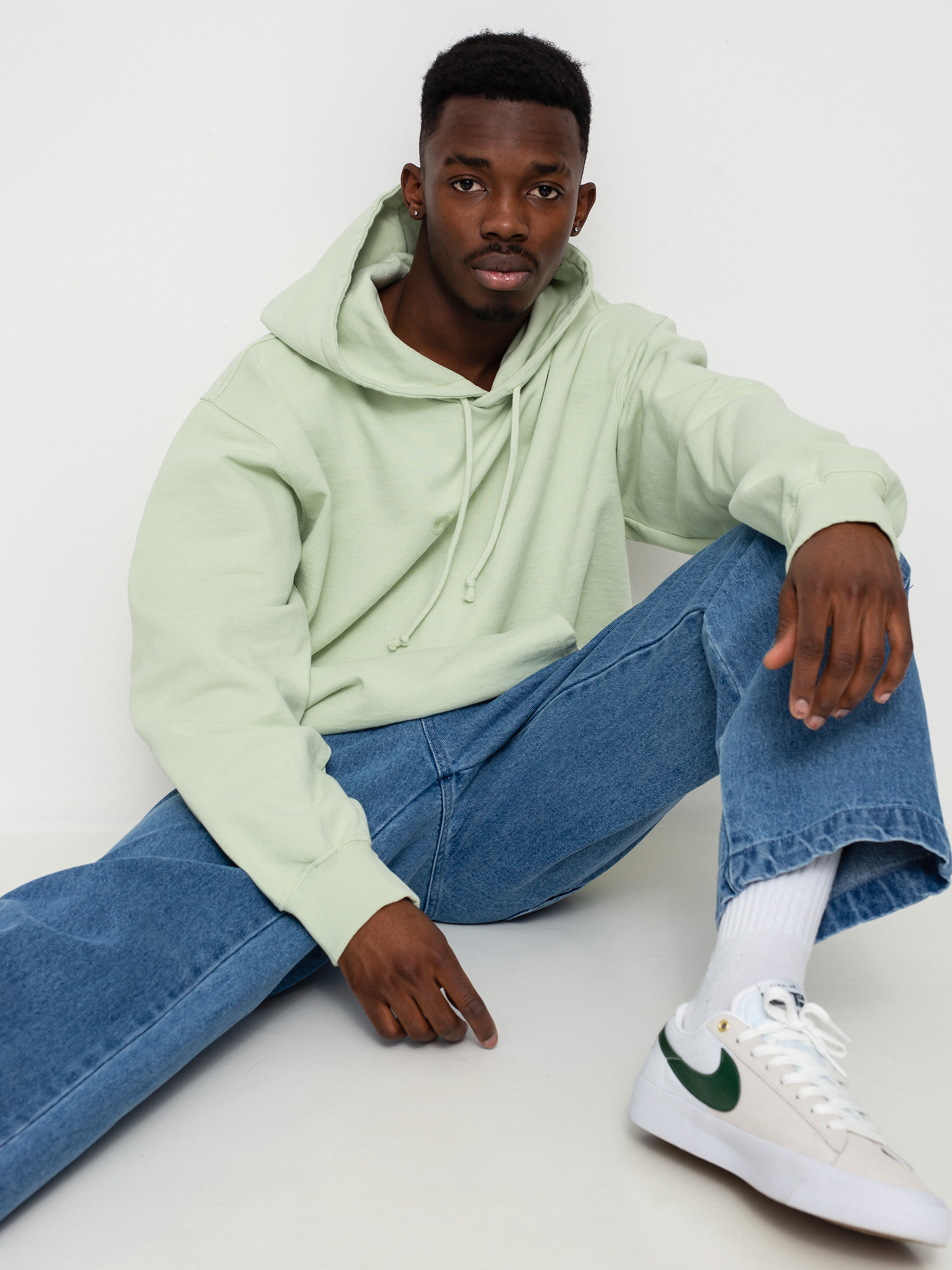 OBEY Bold Recycled HD Hoodie (pigment cucumber)