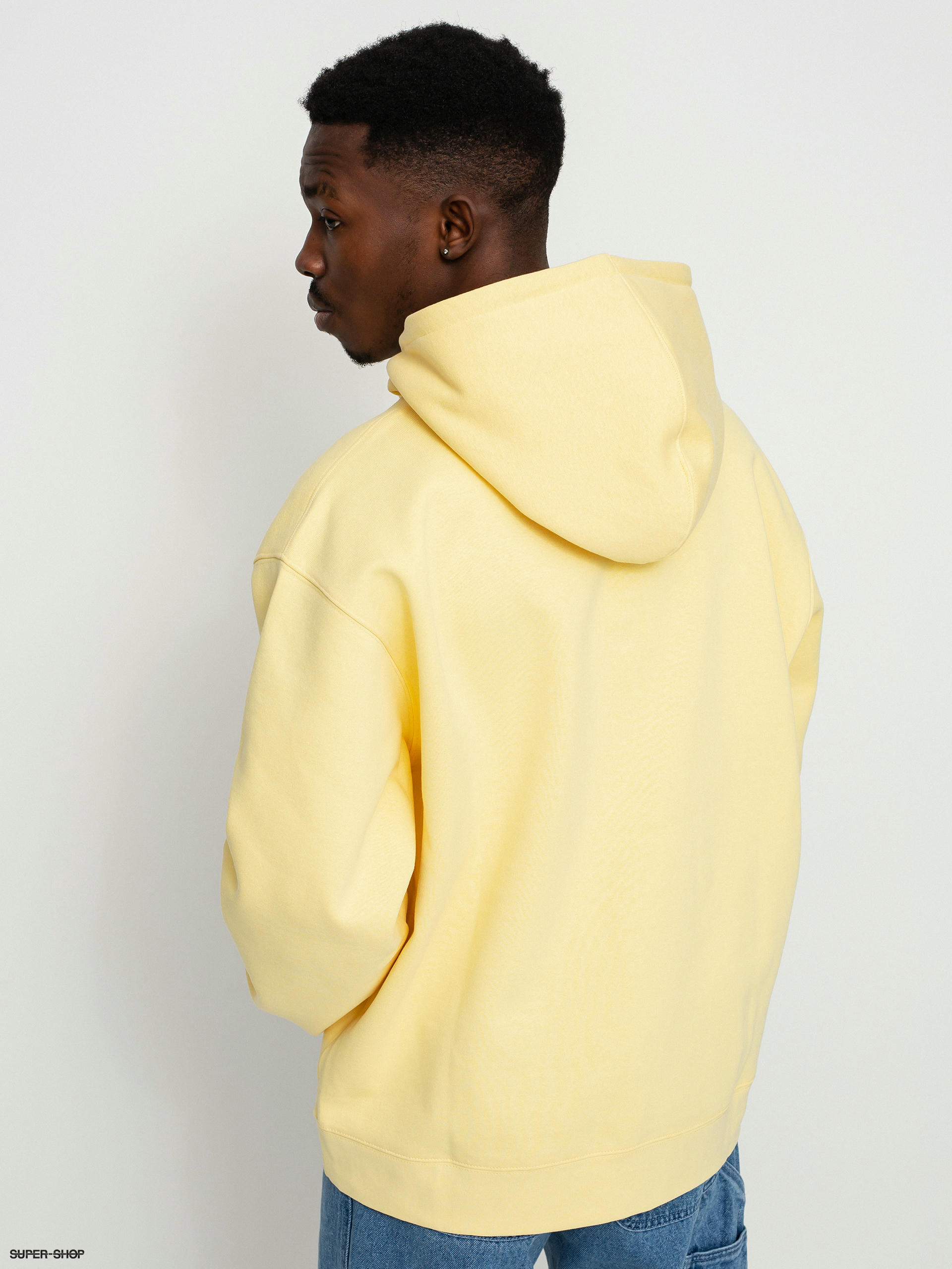 Yellow store obey hoodie