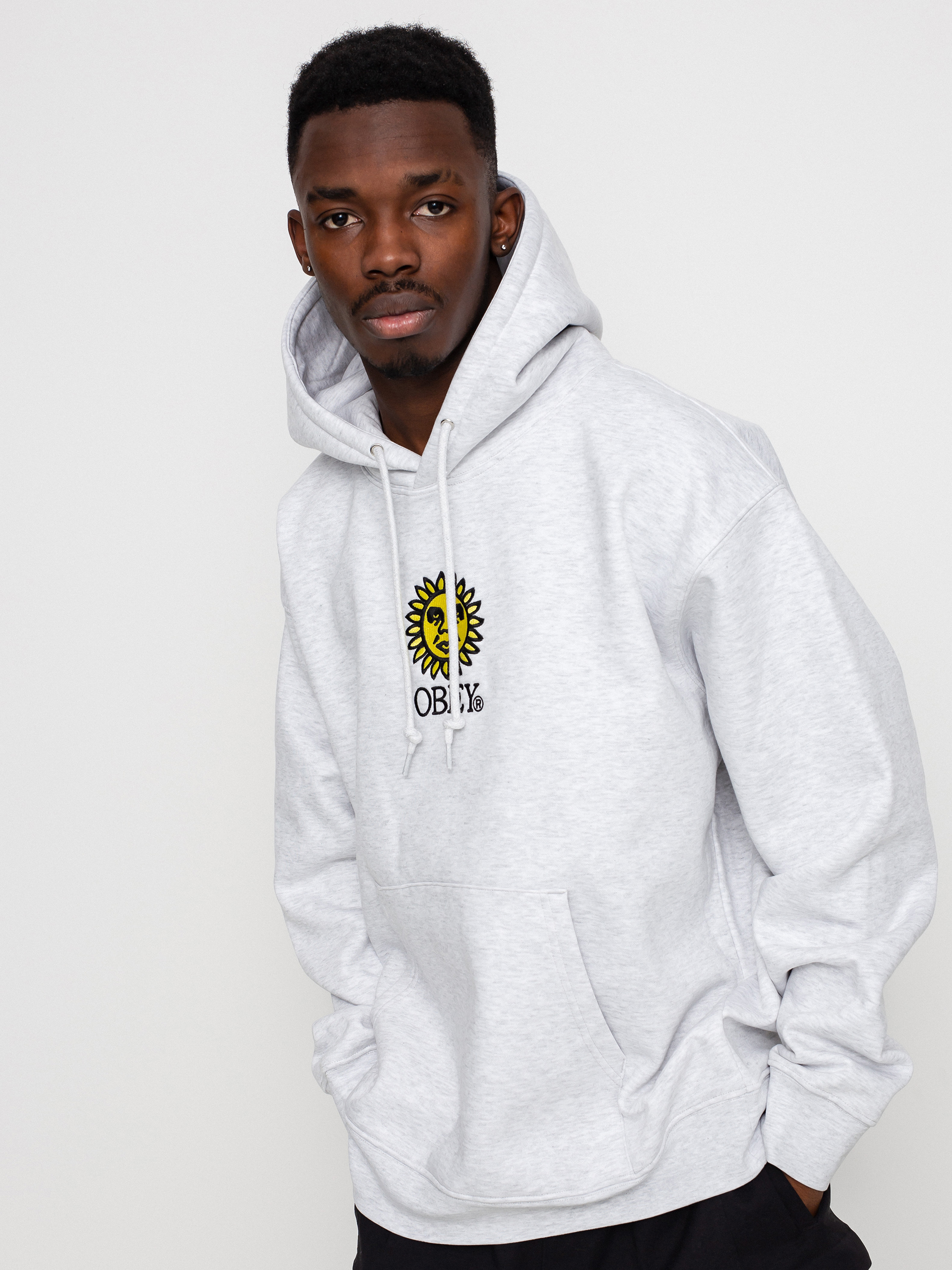 OBEY Sunshine HD Hoodie (ash grey)