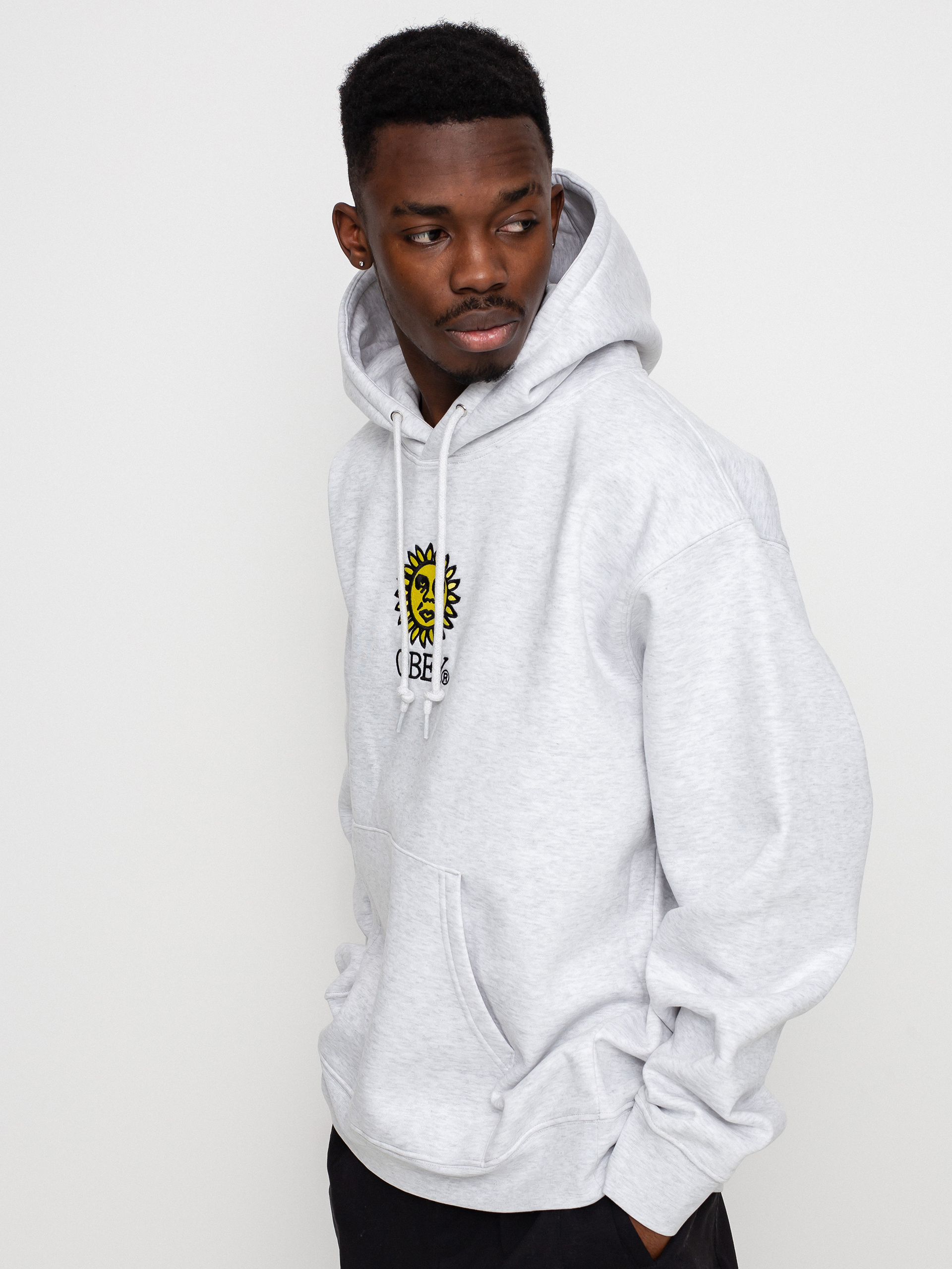 OBEY Sunshine HD Hoodie (ash grey)